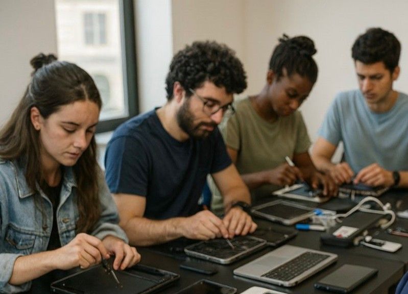 Immagine per Nuova vita ai dispositivi digitali a favore delle persone in difficoltà  a Monfalcone, l'idea dell'ex Vigile del Fuoco Giulio Vidali