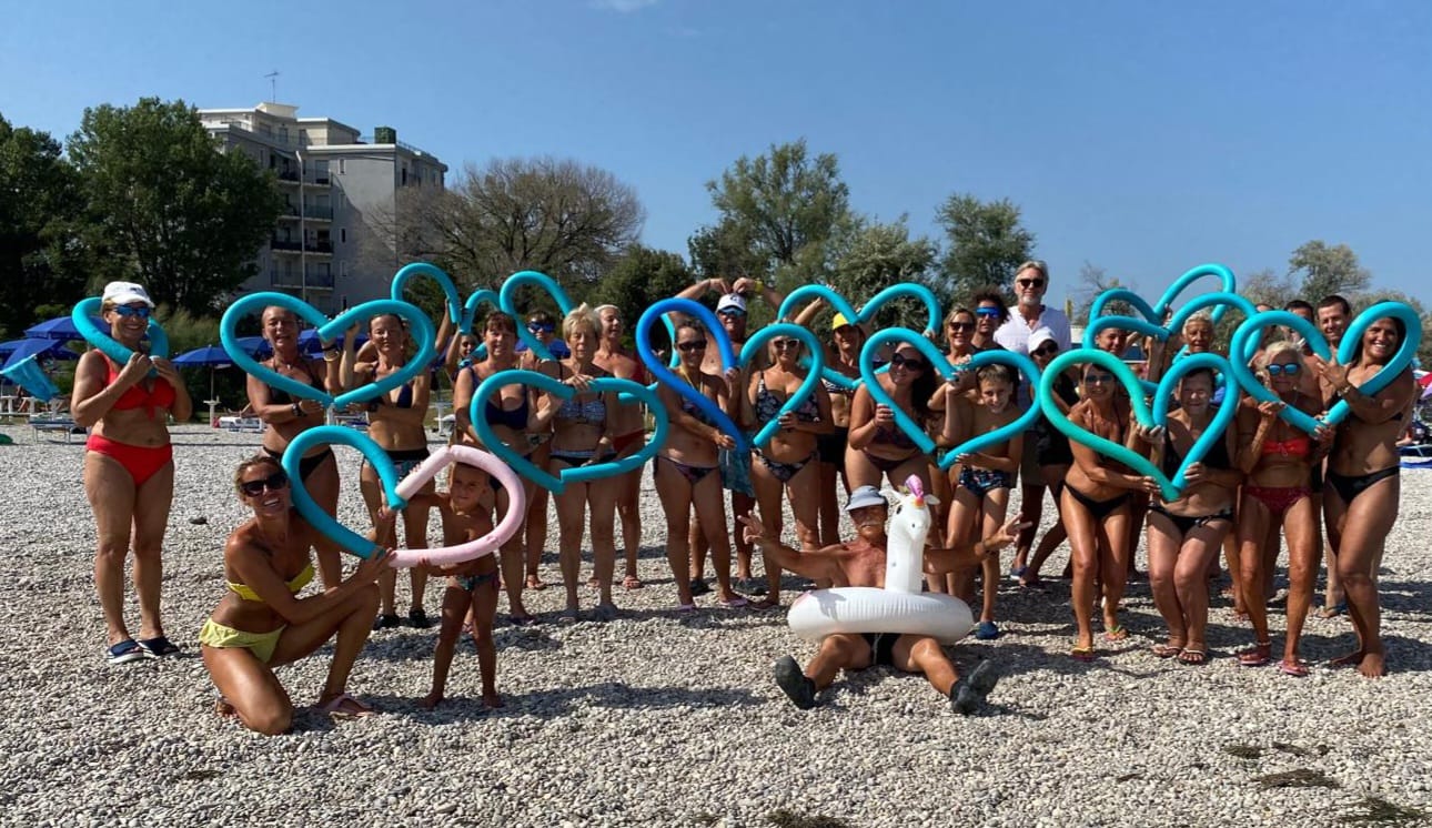Copertina per Marina Julia, ritorna in spiaggia l'Acquagym: appuntamento tutti i weekend di giugno, a luglio e ad agosto