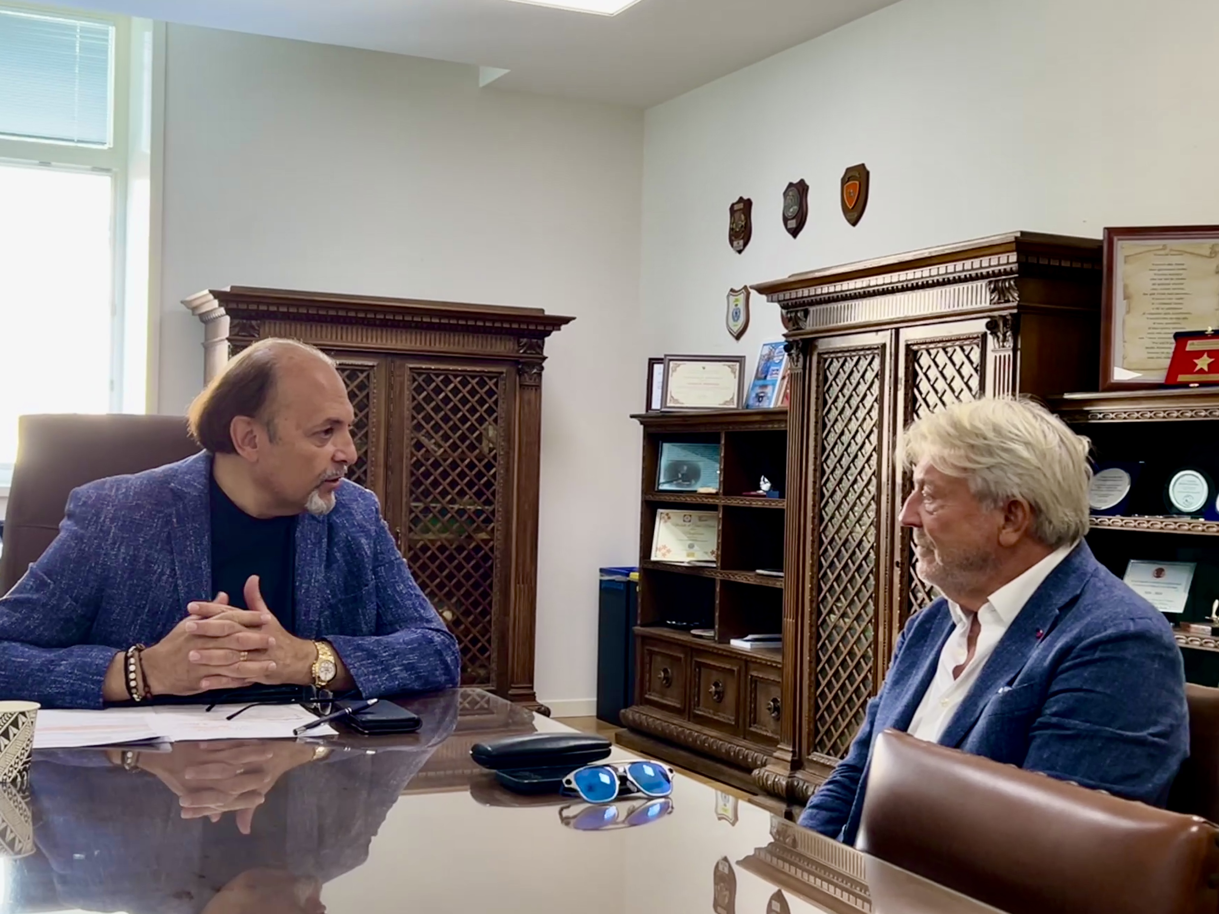 Copertina per Fotonotizia - Monfalcone, il sindaco Fasan incontra il presidente della Camera di Commercio Paoletti, nautica nel mirino