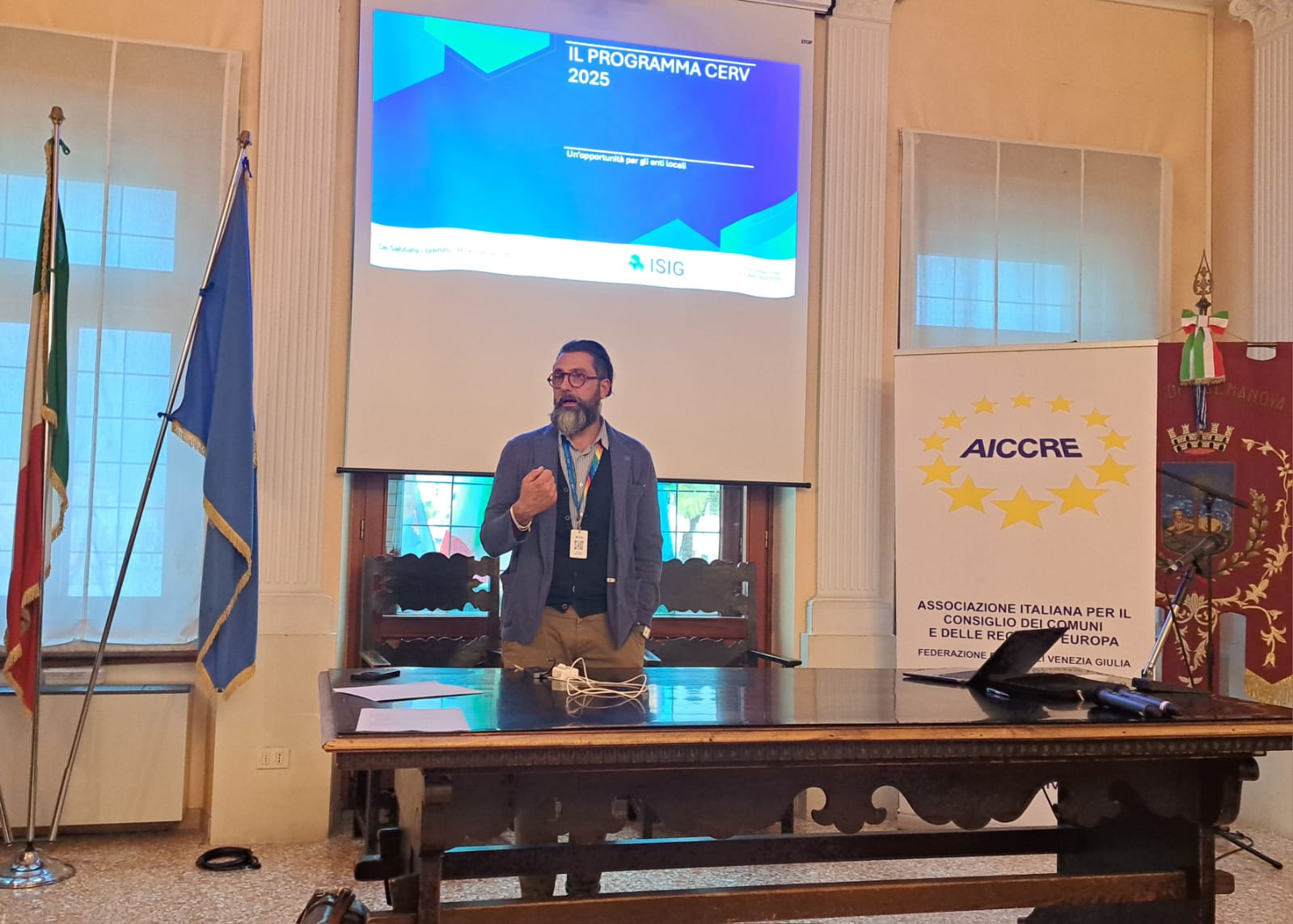 Copertina per Aiccre Fvg e Isig presentano il Programma Cerv 2025, fino a 50mila euro ai Comuni per attività di gemellaggio