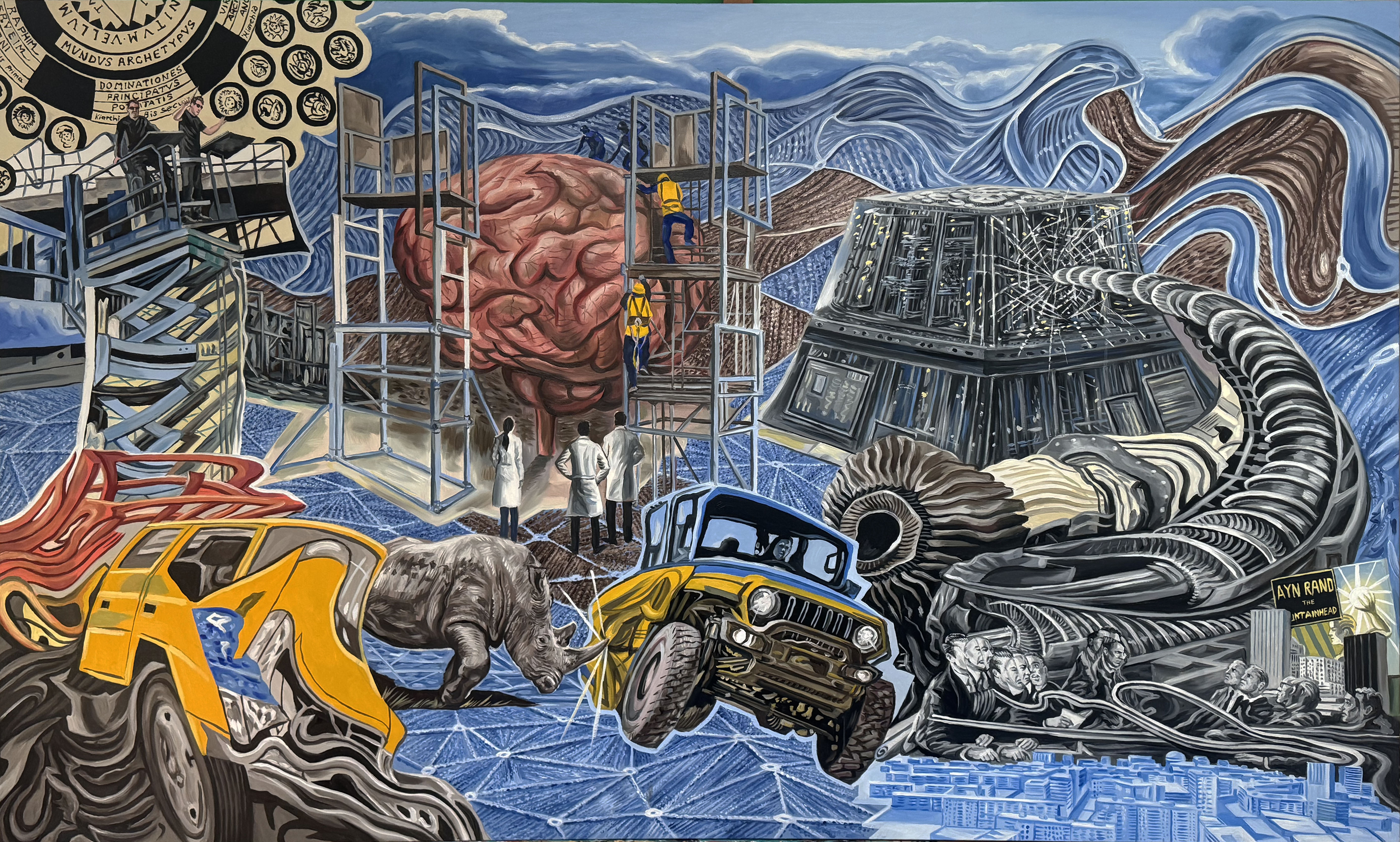 Copertina per Walter Bortolossi racconta a Gorizia il suo viaggio pittorico 'dal Circolo di Vienna ai transumanisti'. Vernissage il 16 maggio