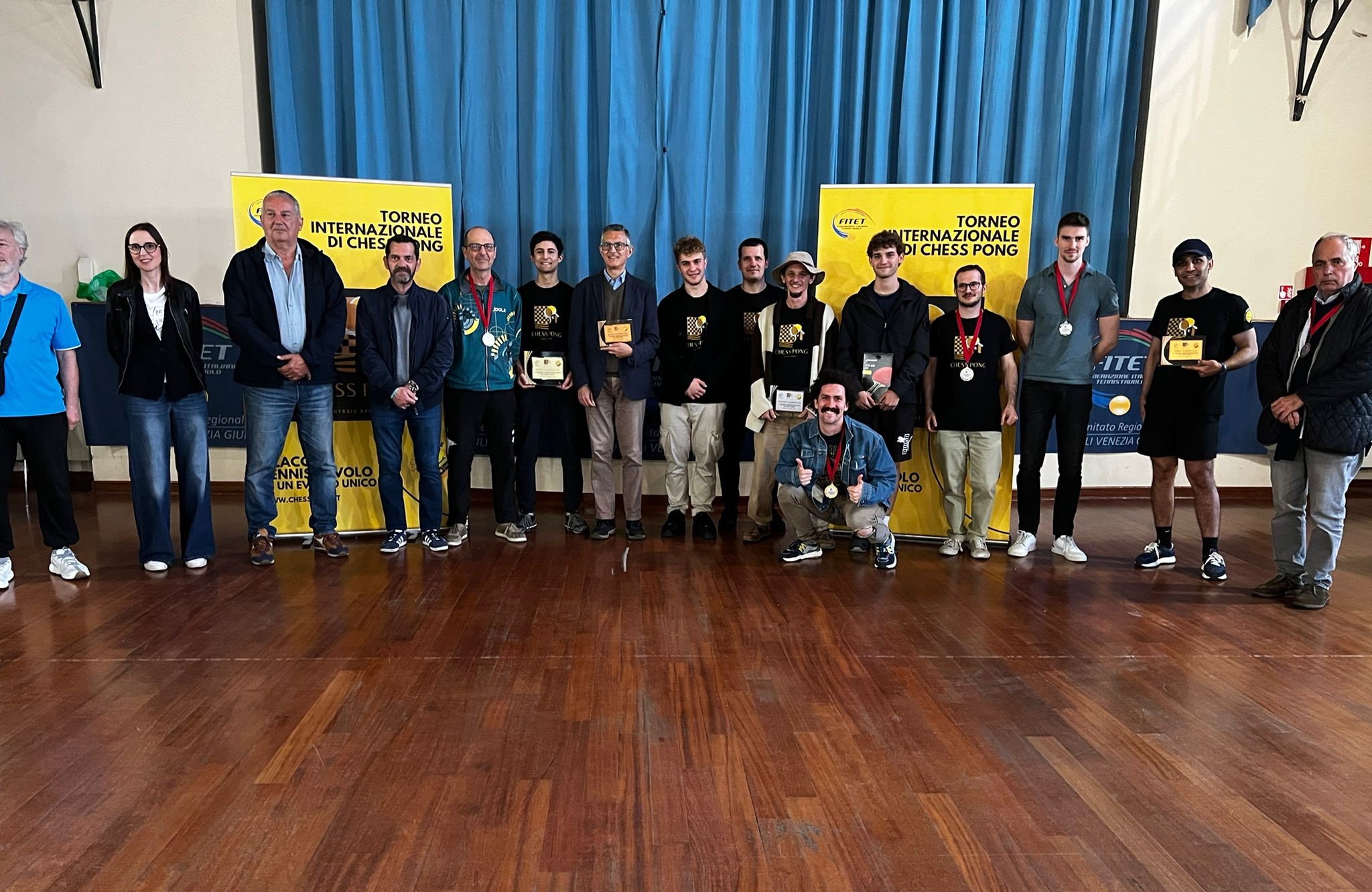 Copertina per Gorizia, tra scacchi e tennis da tavolo: ecco il primo Torneo Transfrontaliero di Chess Pong