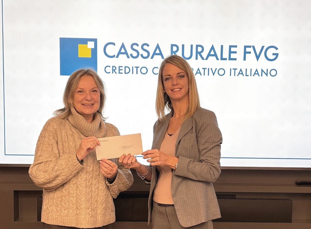 Immagine per La donazione di Cassa Rurale Fvg a sostegno del centro antiviolenza di S.O.S. Rosa Ets Gorizia 