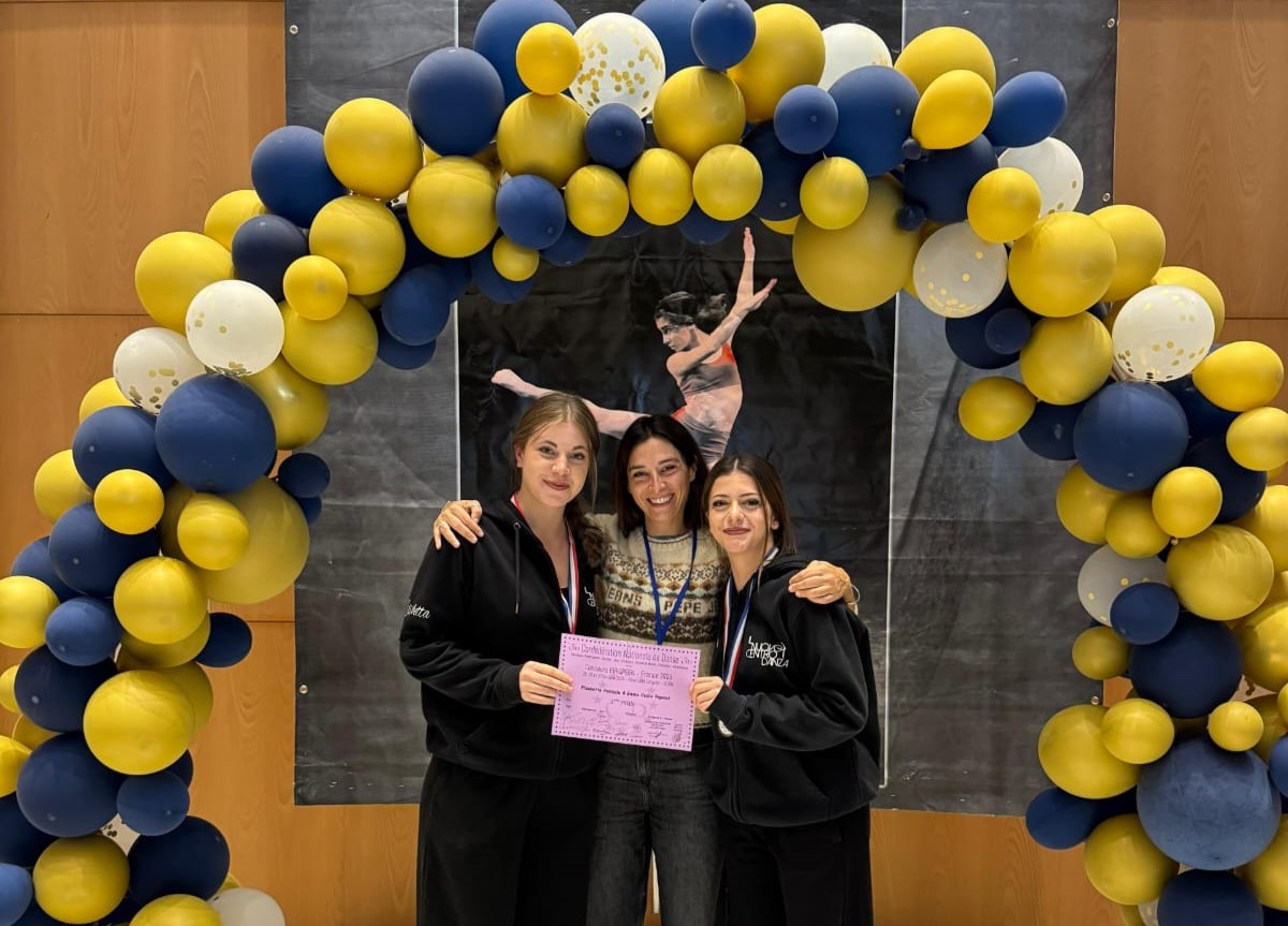 Immagine per Il Nuovo Centro Danza di Monfalcone al terzo posto europeo a Digione: Elisabetta Annibale ed Emma Cecile Rigonat conquistano la giuria
