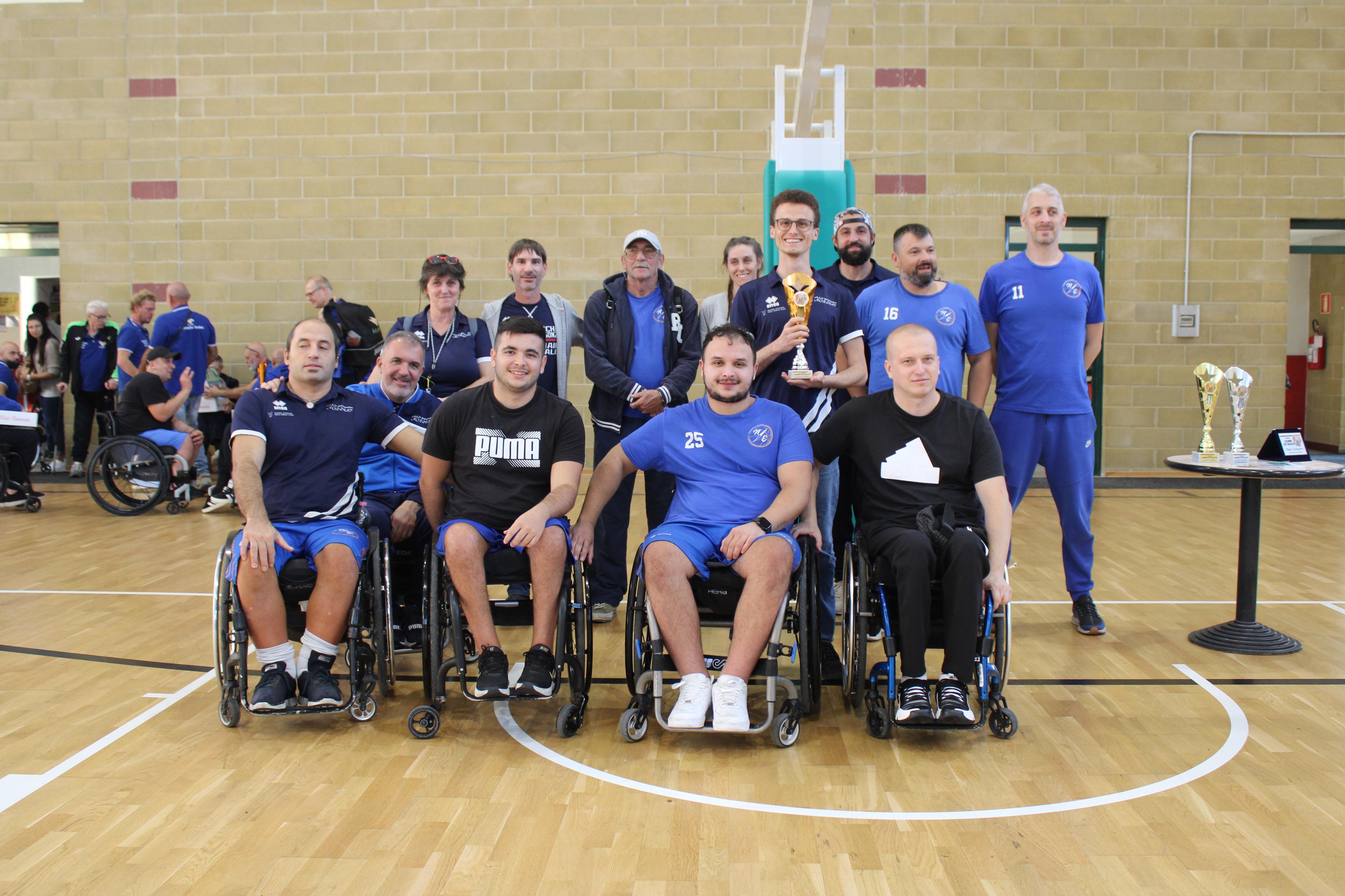 Basket in carrozzina, la Castelvecchio Gradisca chiude al terzo posto nel Memorial Cattafesta