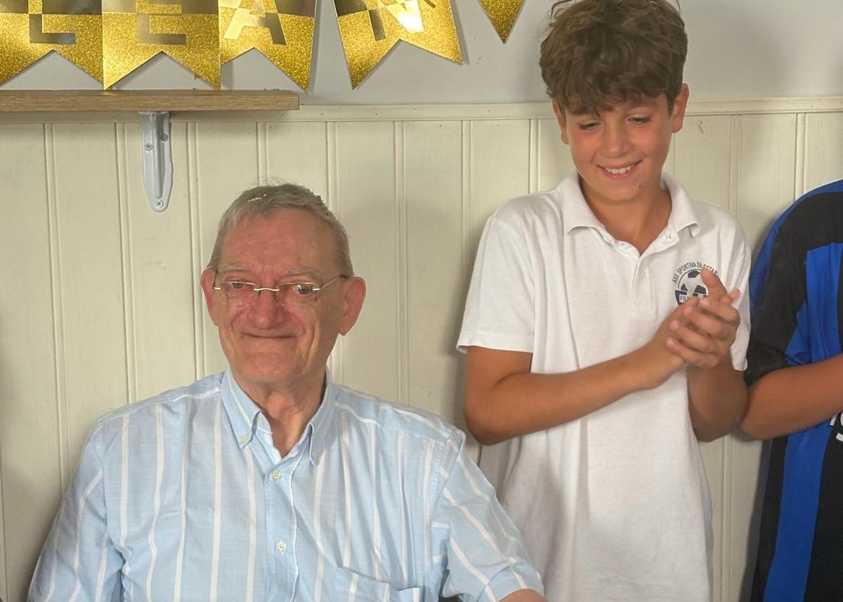 Immagine per FOTONOTIZIA - 80 anni di simpatia e passione juventina per Franco Baselli
