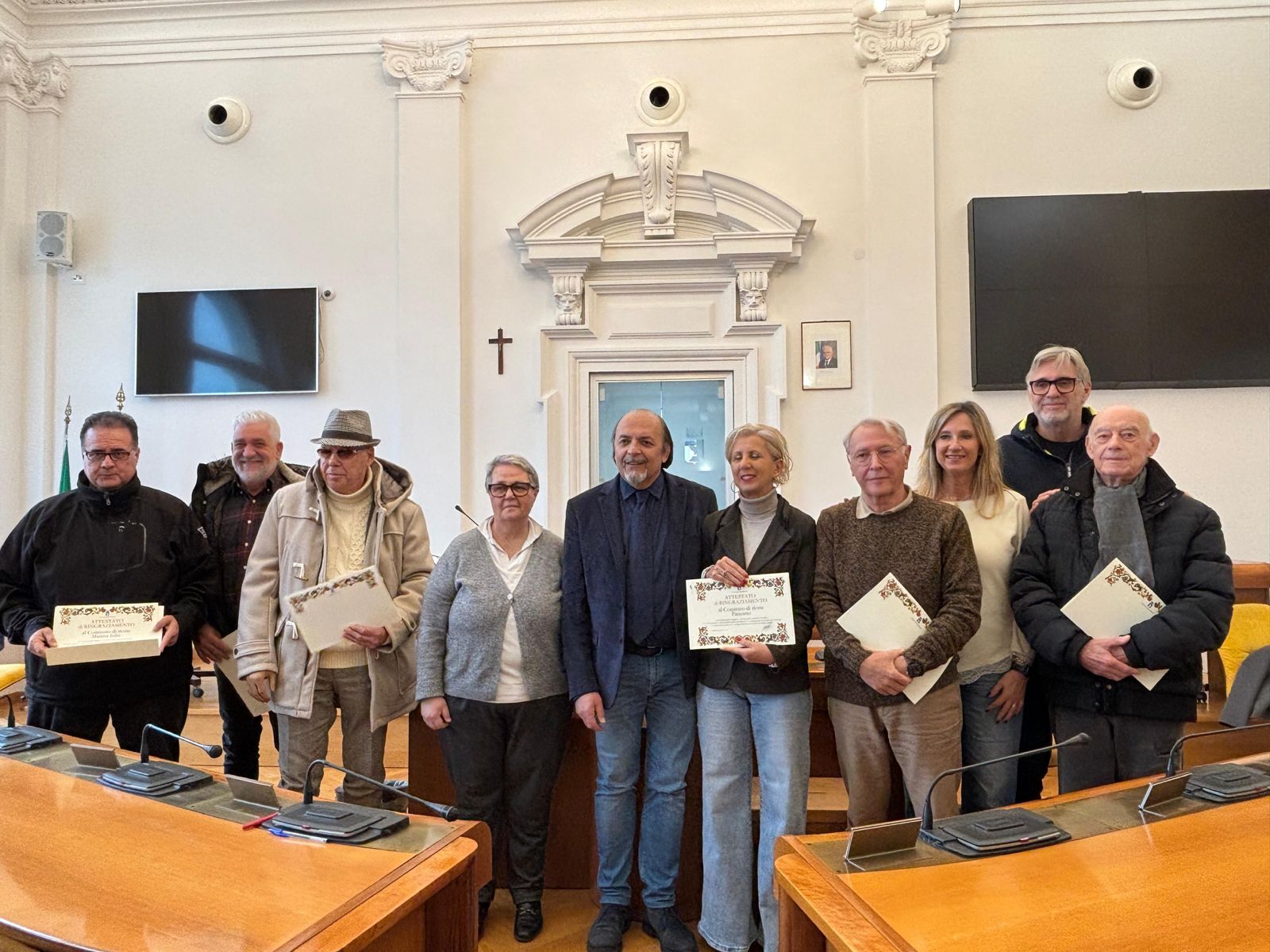 Fotonotizia - Monfalcone, il grazie del Comune ai Rioni cittadini per il loro impegno civico