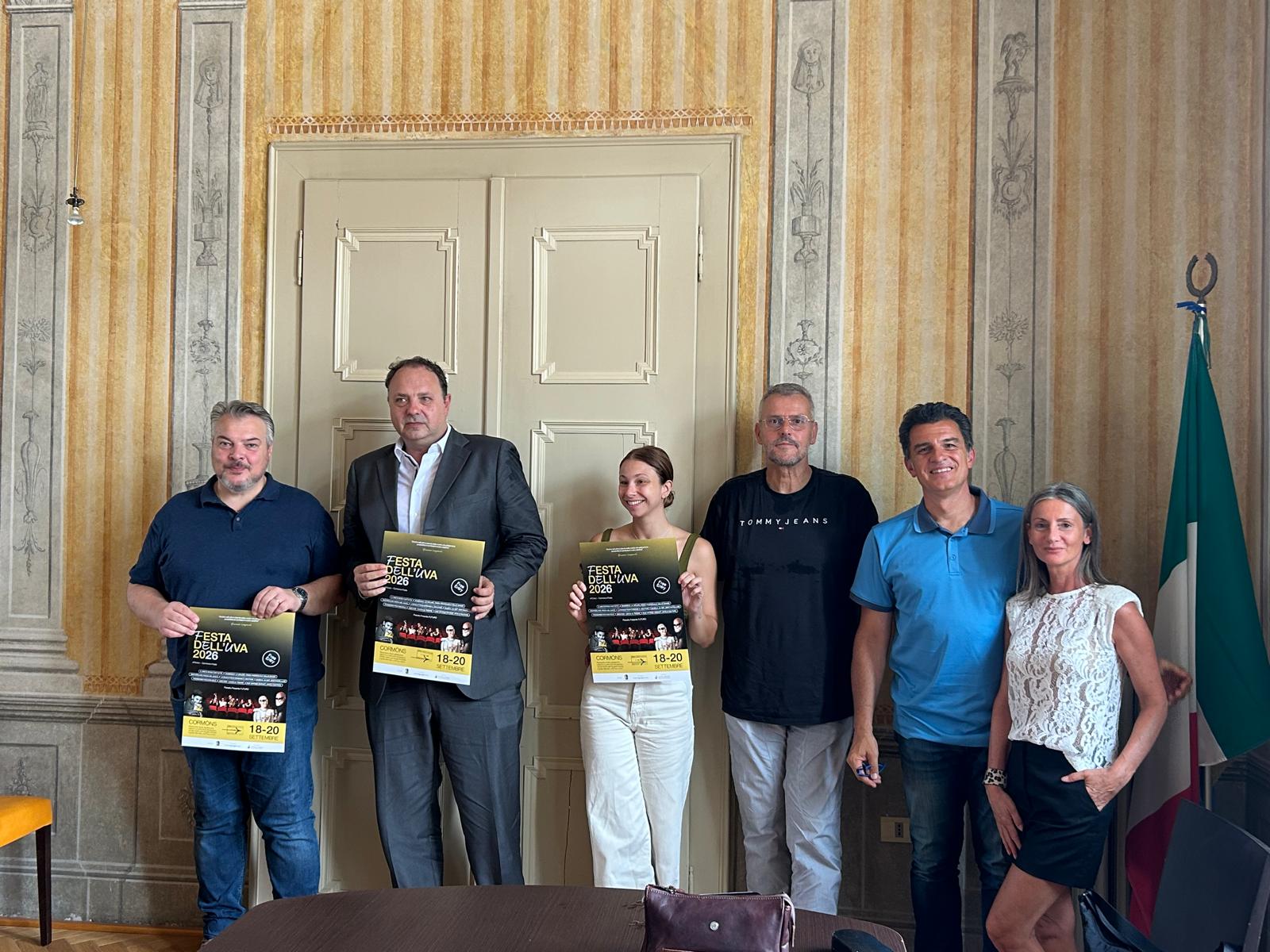 Cormons svela le carte per la Festa dell’Uva 2026: tra le novità Samuel dei Subsonica e la ‘Piazza del Gusto’