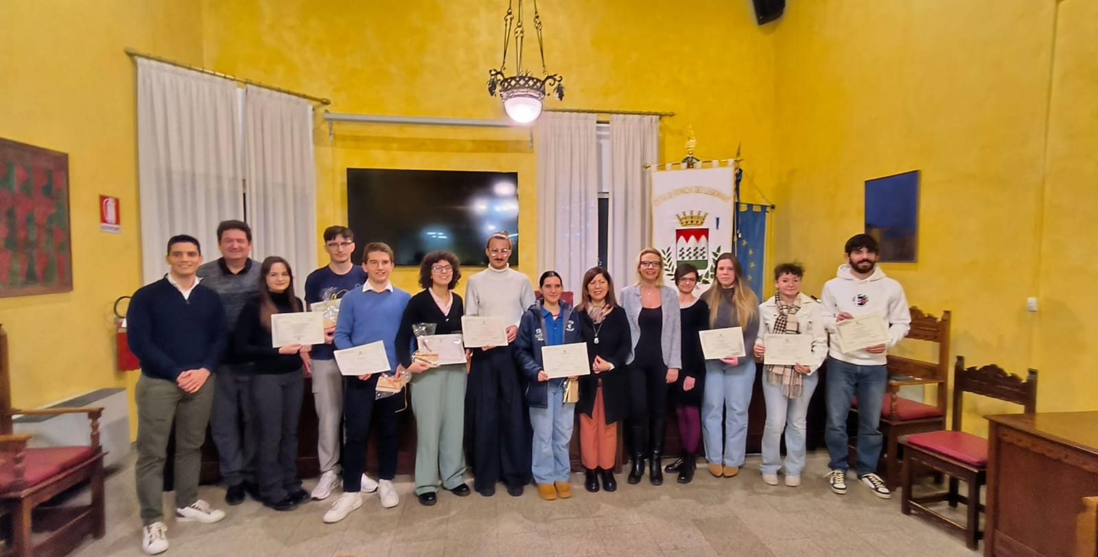 Fotonotizia – Ronchi premia il merito universitario, borse di studio a 10 studenti
