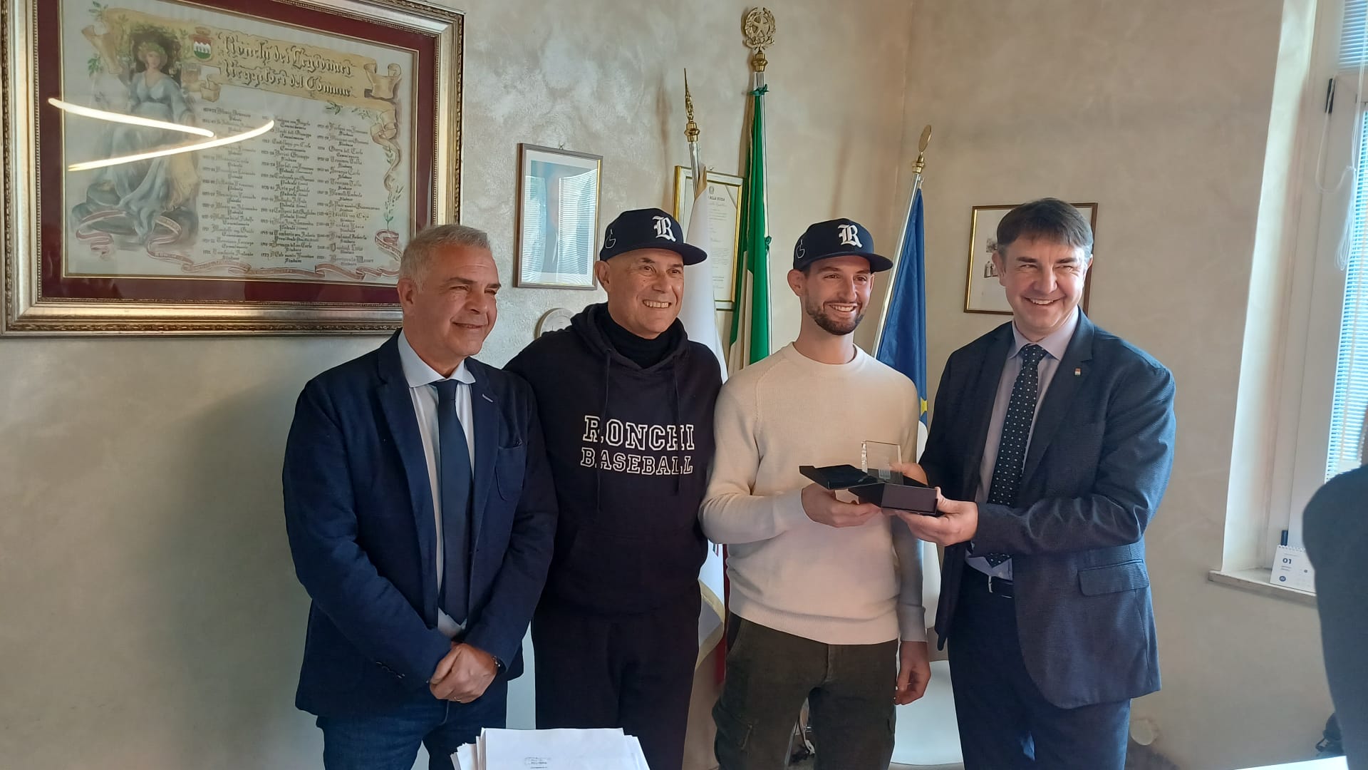 Immagine per Ronchi, l'atleta Alberto Mineo insignito del Sigillo dello Sport