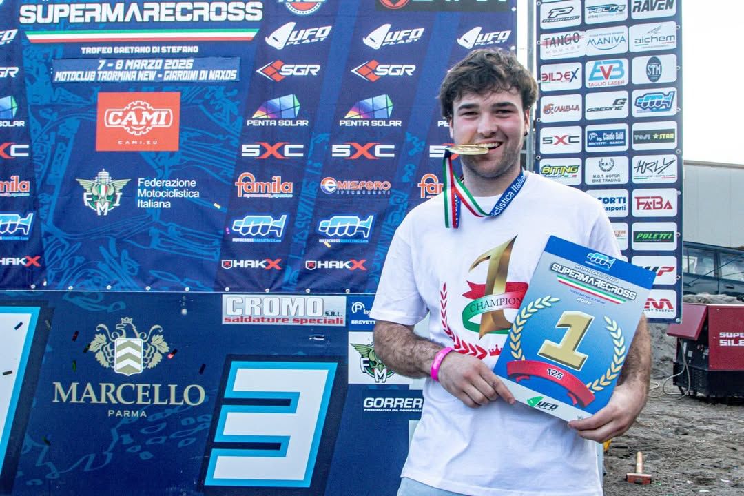Immagine per Versa, a Tommaso Murgut il titolo di Campione Italiano SuperMareCross 125