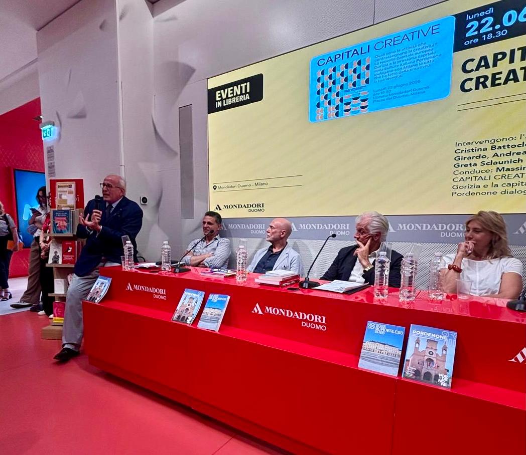 Fotonotizia – Parte da Milano il viaggio di ‘Capitali’, il progetto tra Gorizia, Nova Gorica e Pordenone: Capitali europee e italiane della cultura