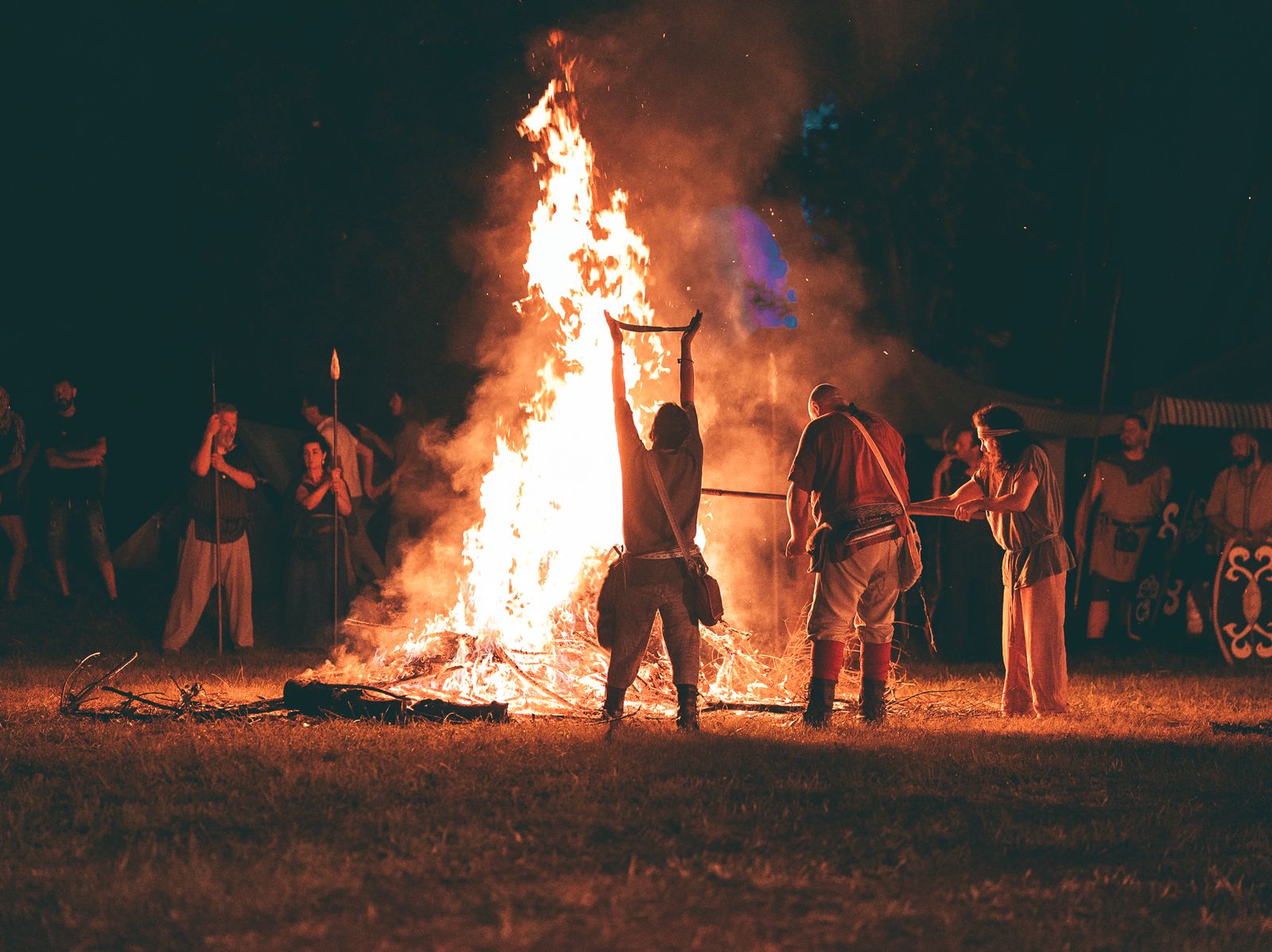 Fotonotizia – Inaugurata ‘Tempora in Aquileia’ con il rito del Fuoco di Beleno e Opera Fiamma