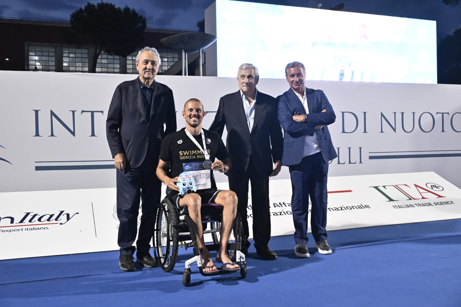 Immagine per Gorizia, Luca Da Prato firma il record europeo nei 50 dorso con 34.08 al Trofeo Settecolli di Roma