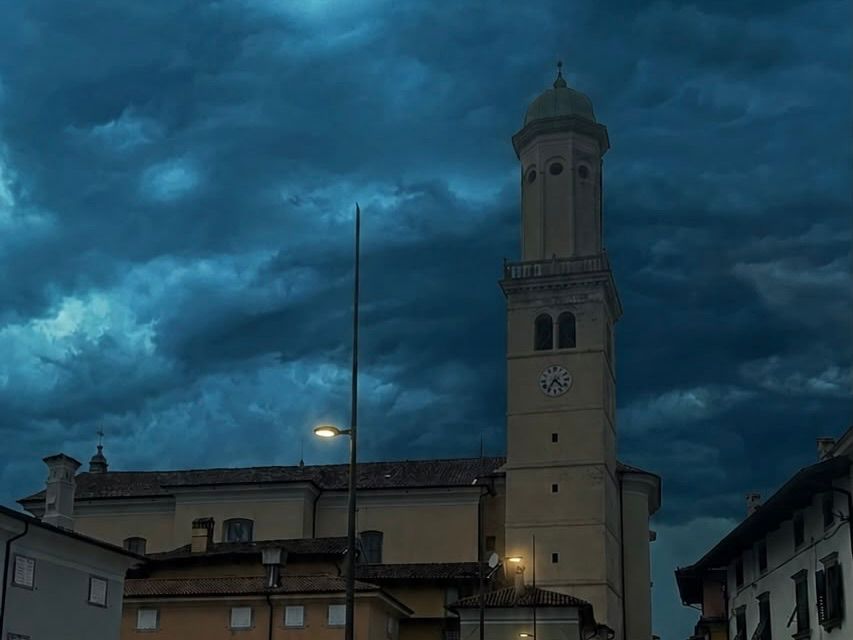 Immagine per Temporali, Grado tra i comuni colpiti: raffiche fino a 84 chilometri orari, nessuna criticità nel Goriziano