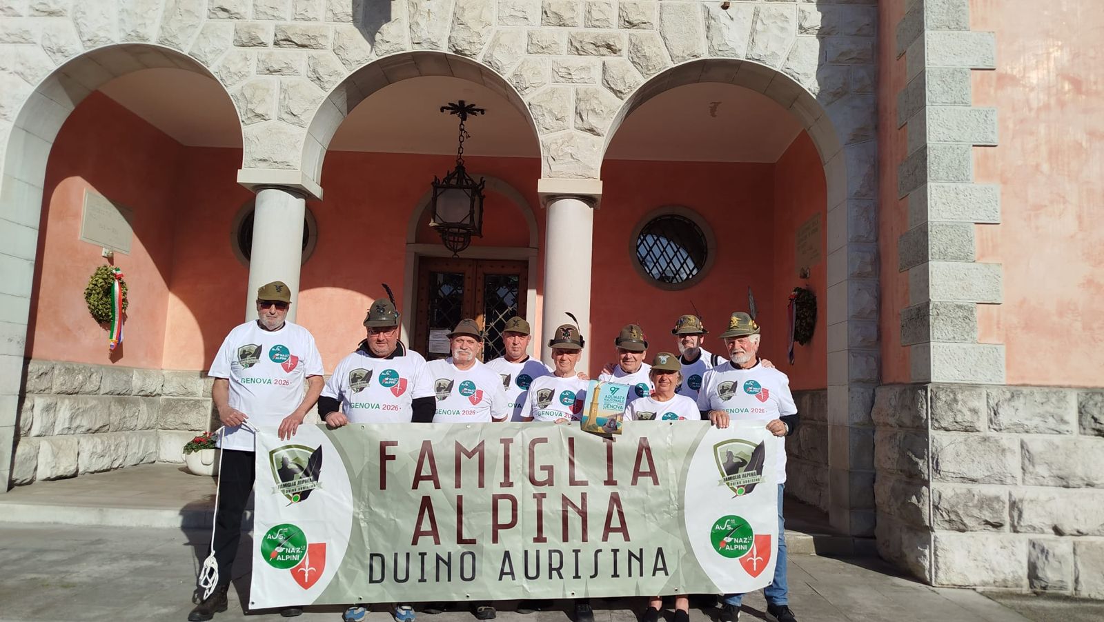 Immagine per Duino, la Famiglia Alpina accolta in Comune dal sindaco Gabrovec alla vigilia dell’Adunata Nazionale