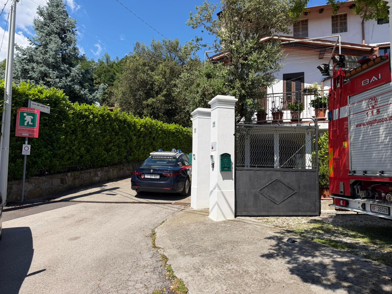 Donna trovata morta a Cormons, indagano i carabinieri