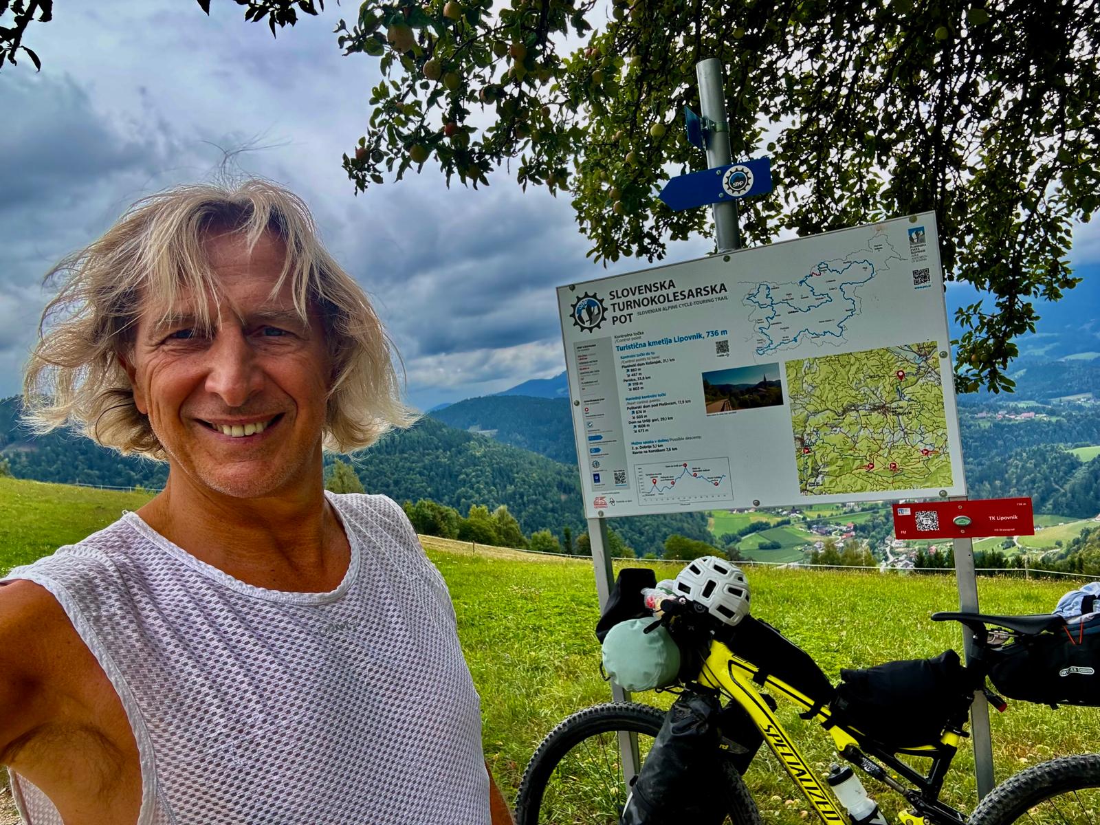 Immagine per Nuova sfida per il goriziano Daniele Braini: l’avventura sul tracciato ‘wild’ della Slovenian Mountainbike Route 