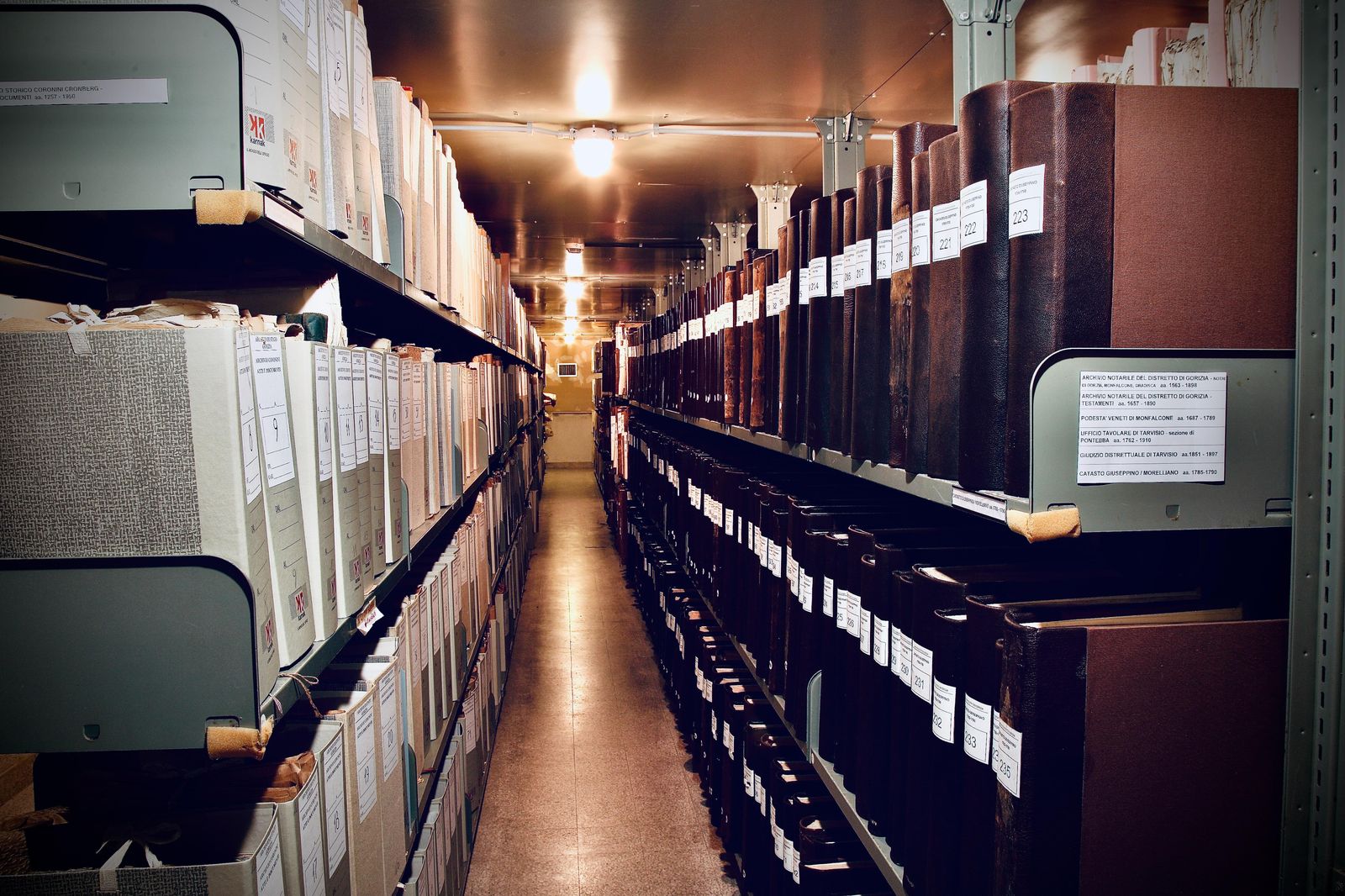 Immagine per A Palazzo Coronini Cronberg la presentazione dei registri restaurati della Prefettura di Gorizia del XX secolo