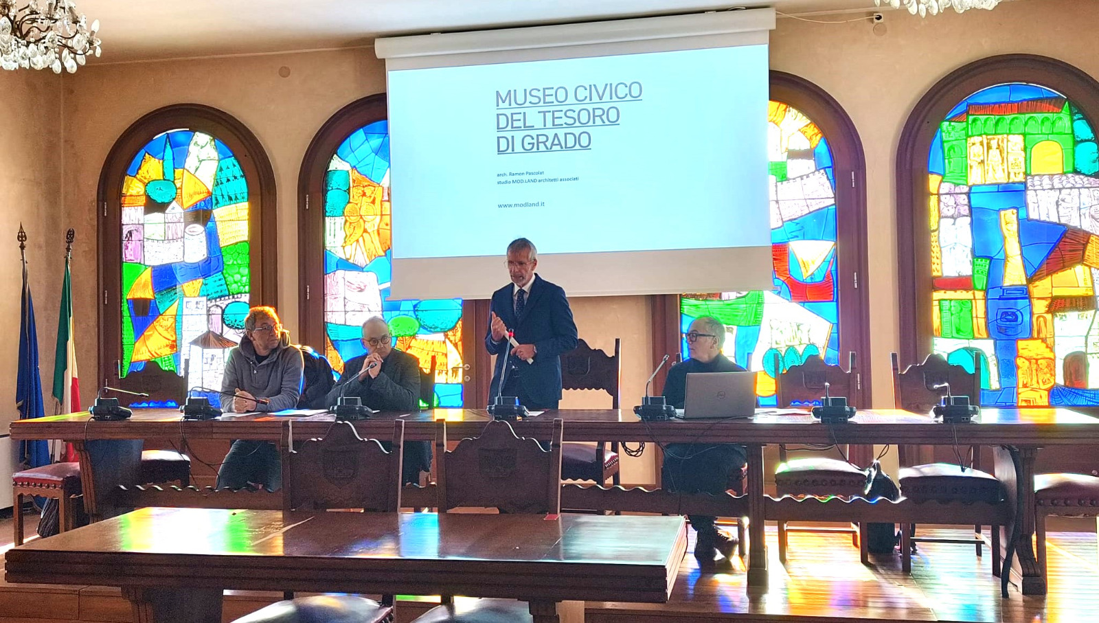 Immagine per Grado taglia il nastro del suo «vivo» Museo del Tesoro sito negli spazi dell’ex Canonica, inaugurazione il 6 dicembre