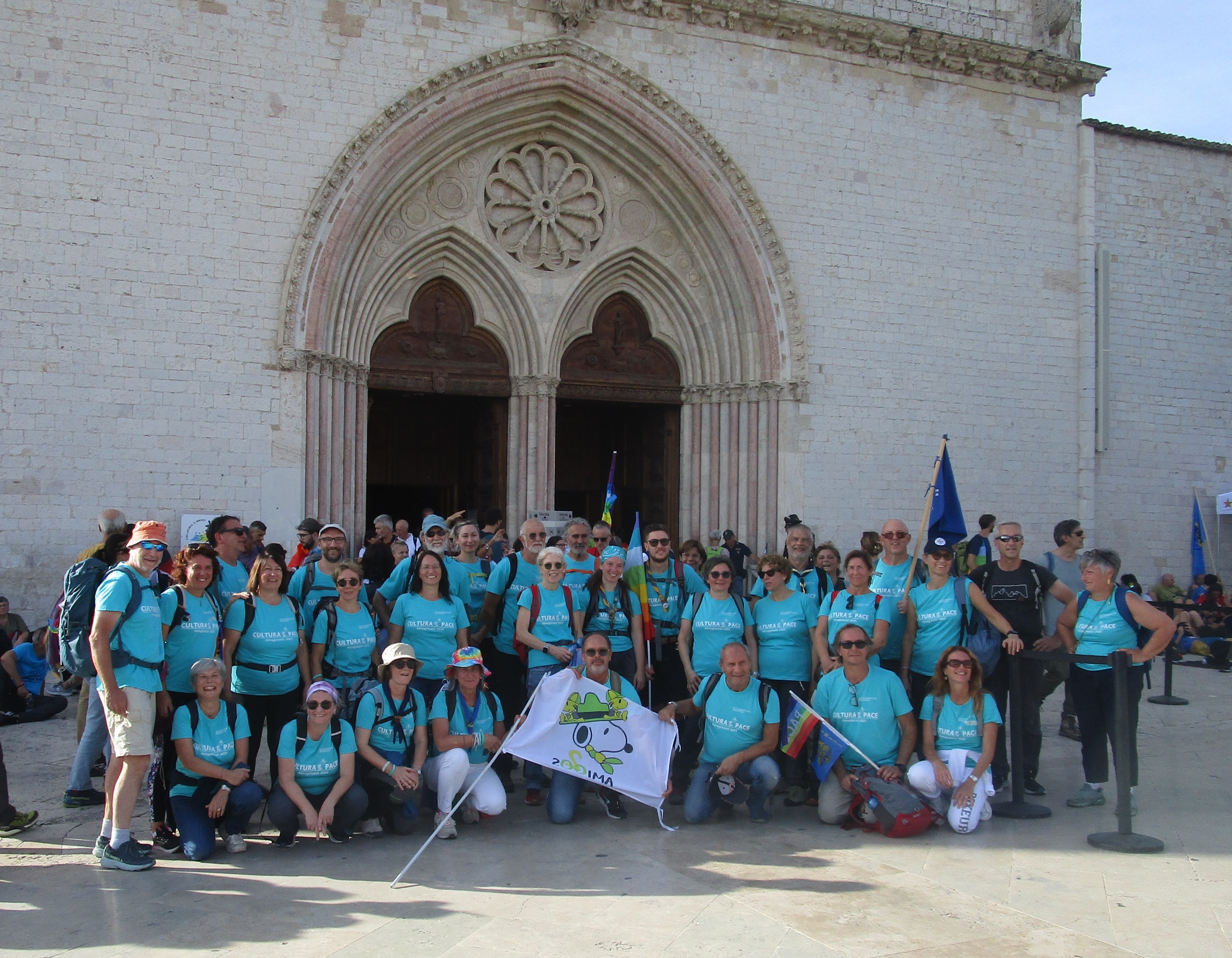Immagine per Fotonotizia – Gorizia alla Marcia per la Pace Perugia-Assisi 2025 con le maglie ‘Azzurro Isonzo’