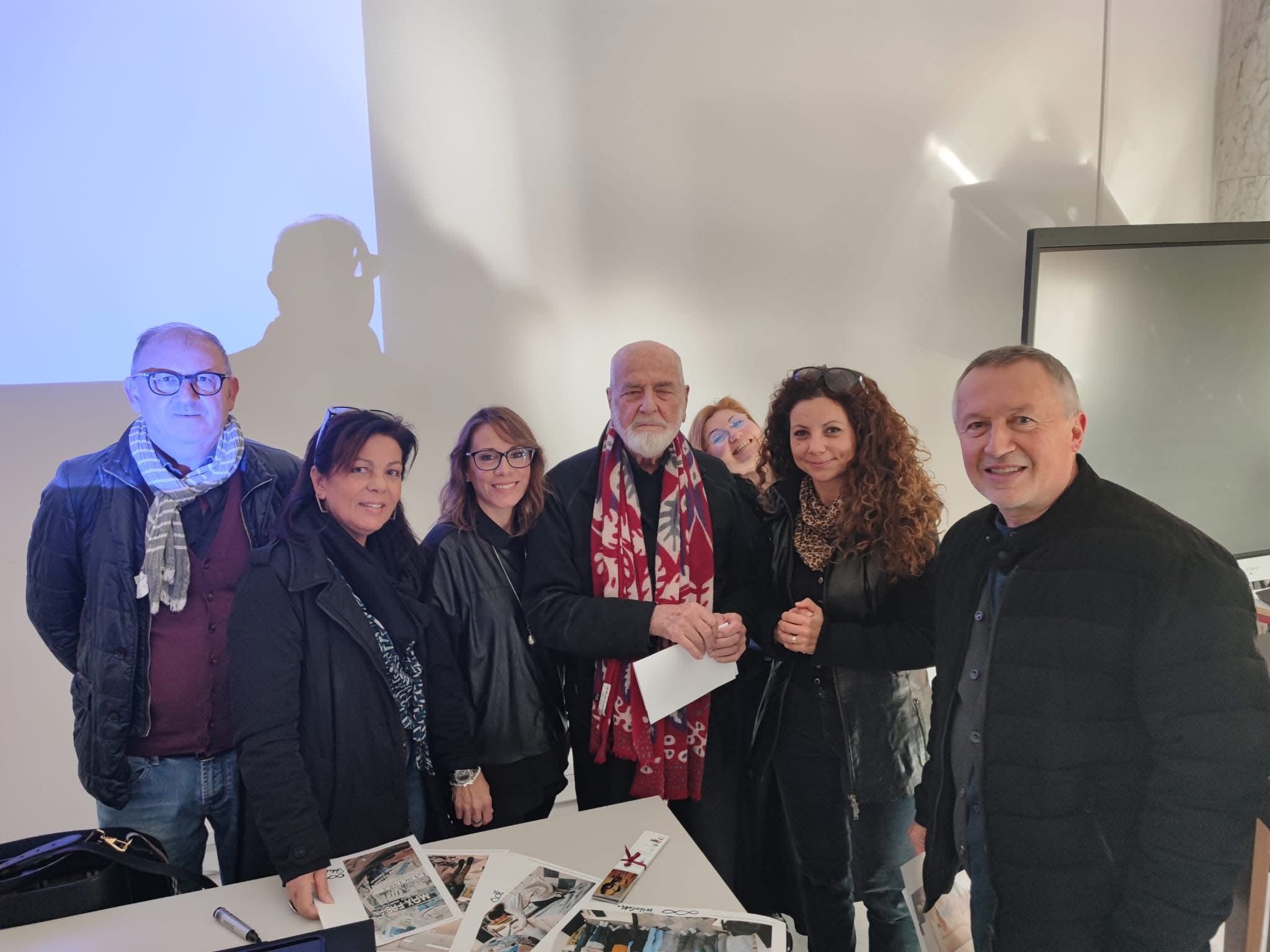 Immagine per Gorizia, Pistoletto incontra gli studenti del Liceo Artistico Max Fabiani per il Forum GO! 2025