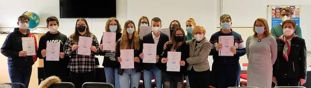Copertina per Undici studenti di Ronchi premiati per lo studio della lingua tedesca