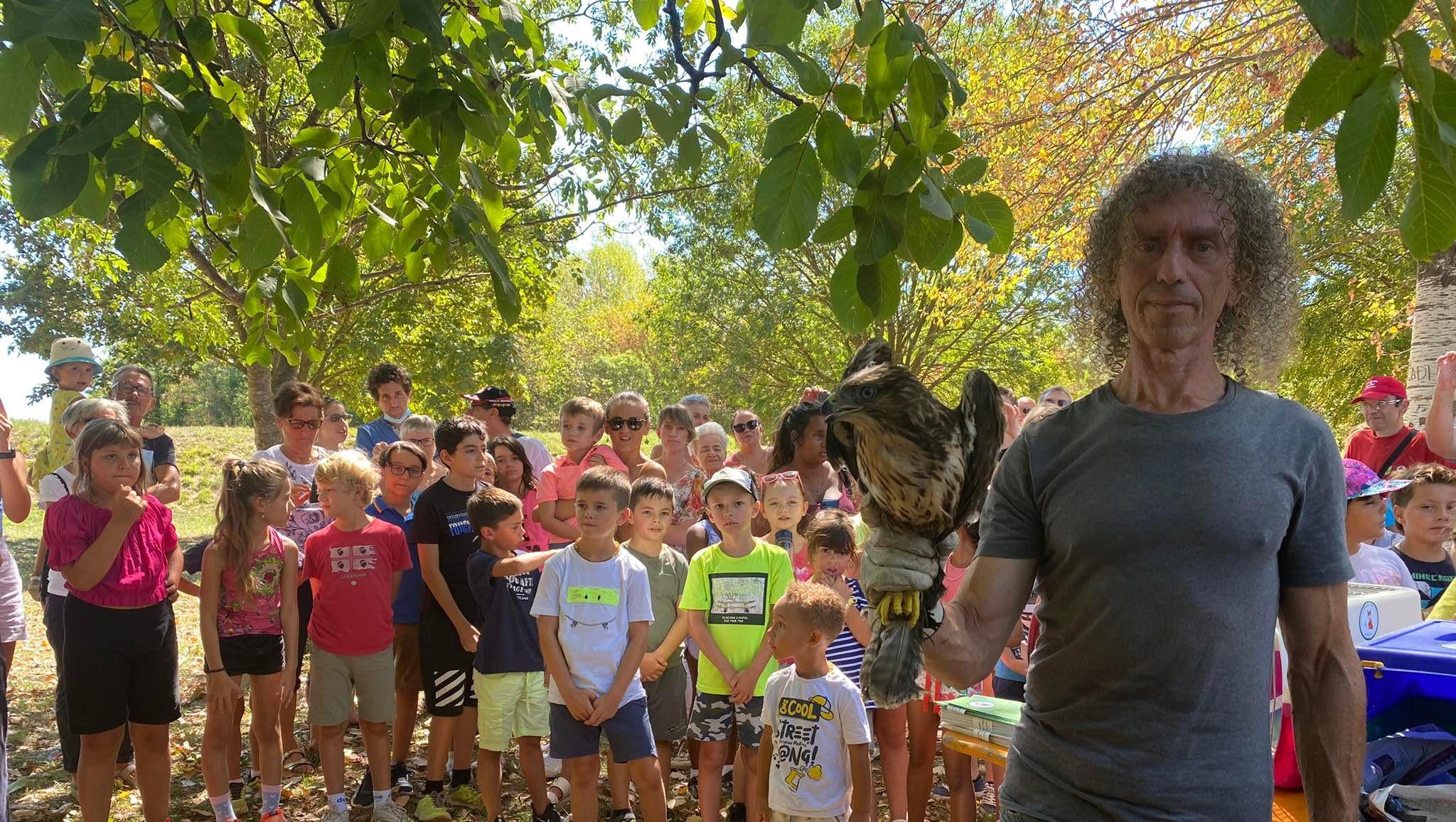 Copertina per A Turriaco liberate due poiane e quattro gheppi: bambini estasiati dalla fauna selvatica