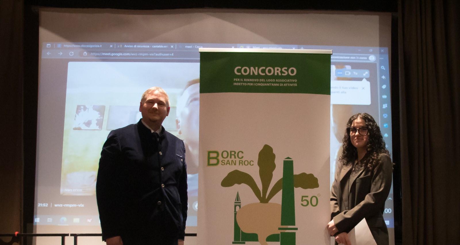 Copertina per Viola ridisegna il logo di San Rocco, inizia la festa per i 50 anni del Centro tradizioni