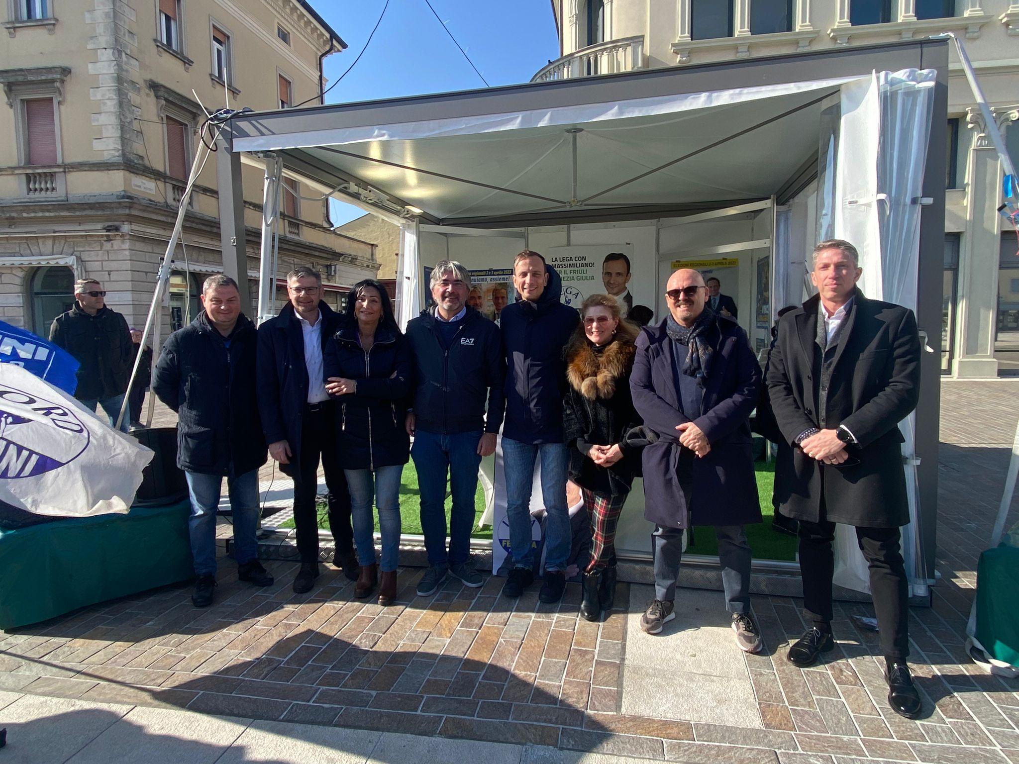 Immagine per La squadra della Lega a Monfalcone, Fedriga: «No a promesse a vuoto»