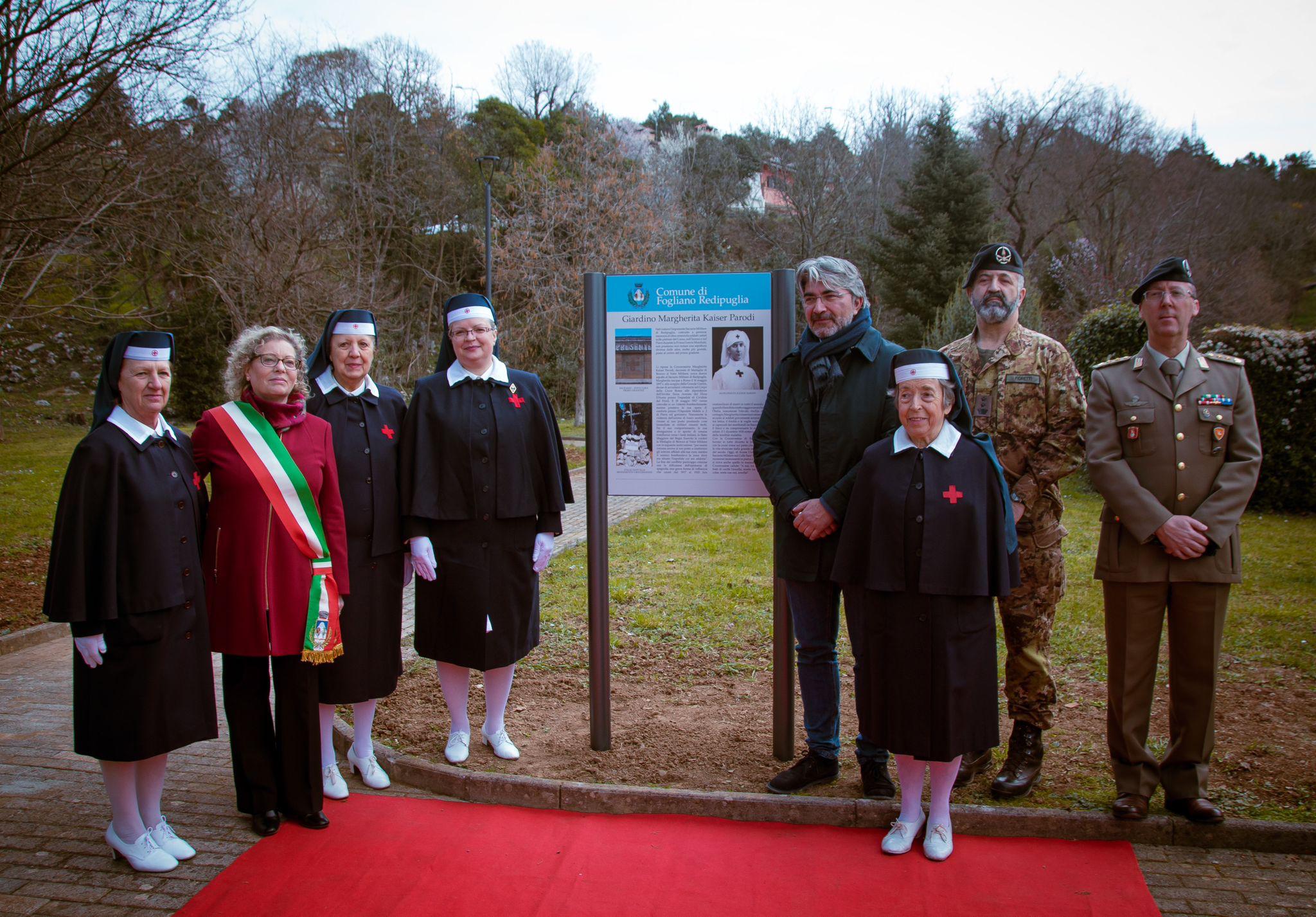 Copertina per A Polazzo ecco il parco Margherita Kaiser Parodi, fiori al Sacrario