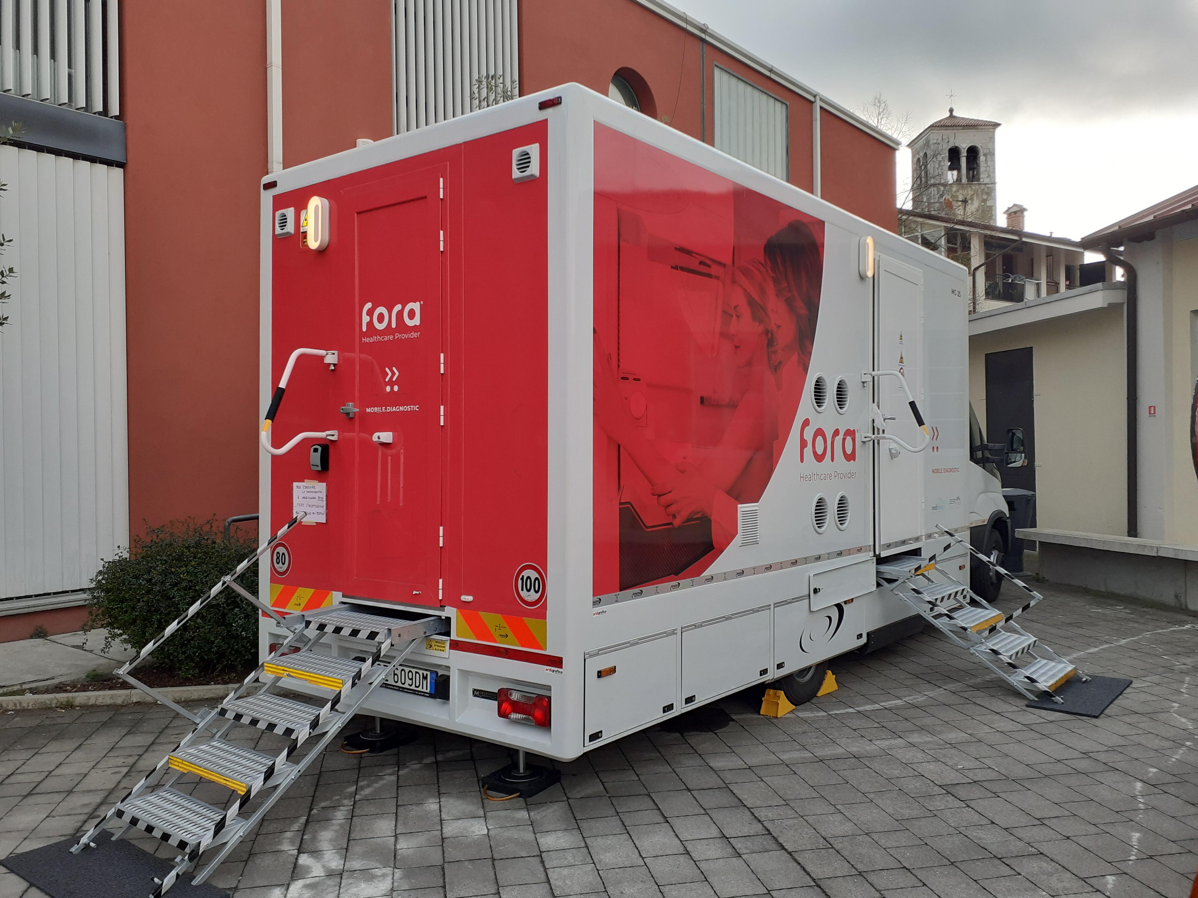 Immagine per Turriaco, riprendono gli screening mammografici dietro il municipio