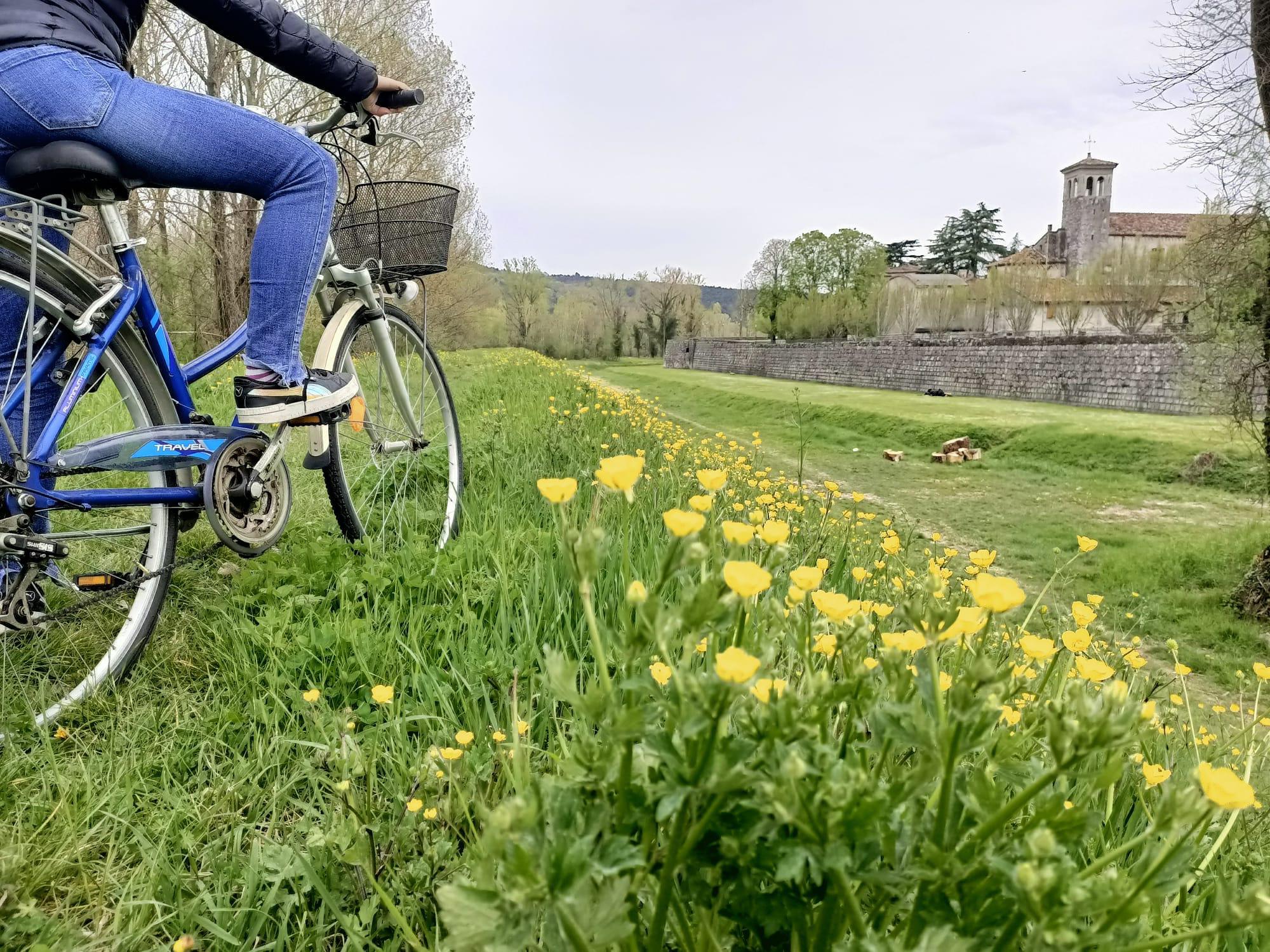 Immagine per Alberto Pavan guida la biciclettata presentando il suo 'Ciclonugae' alla scoperta della regione