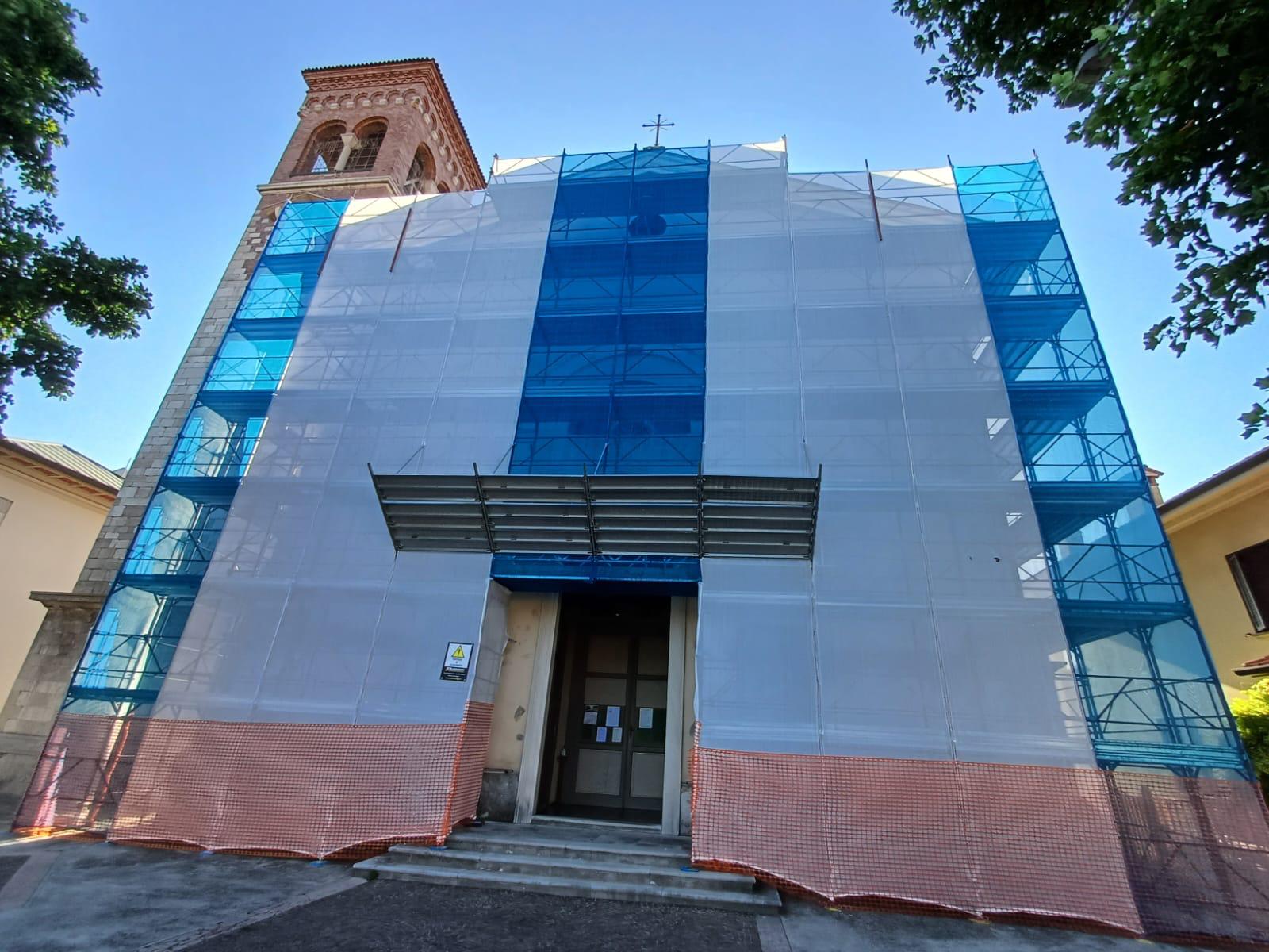 Immagine per Cantiere a Santa Elisabetta d’Ungheria, due mesi di lavori a Fogliano