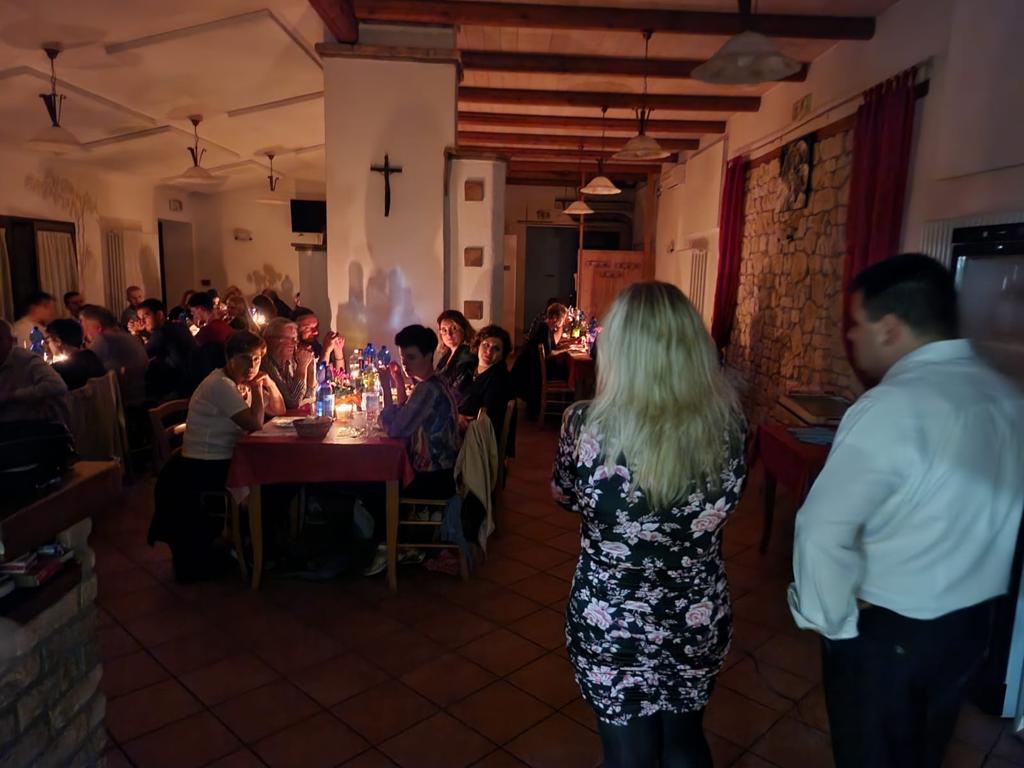 Immagine per La cena al buio tra i rumori, la prima esperienza a San Pier d'Isonzo