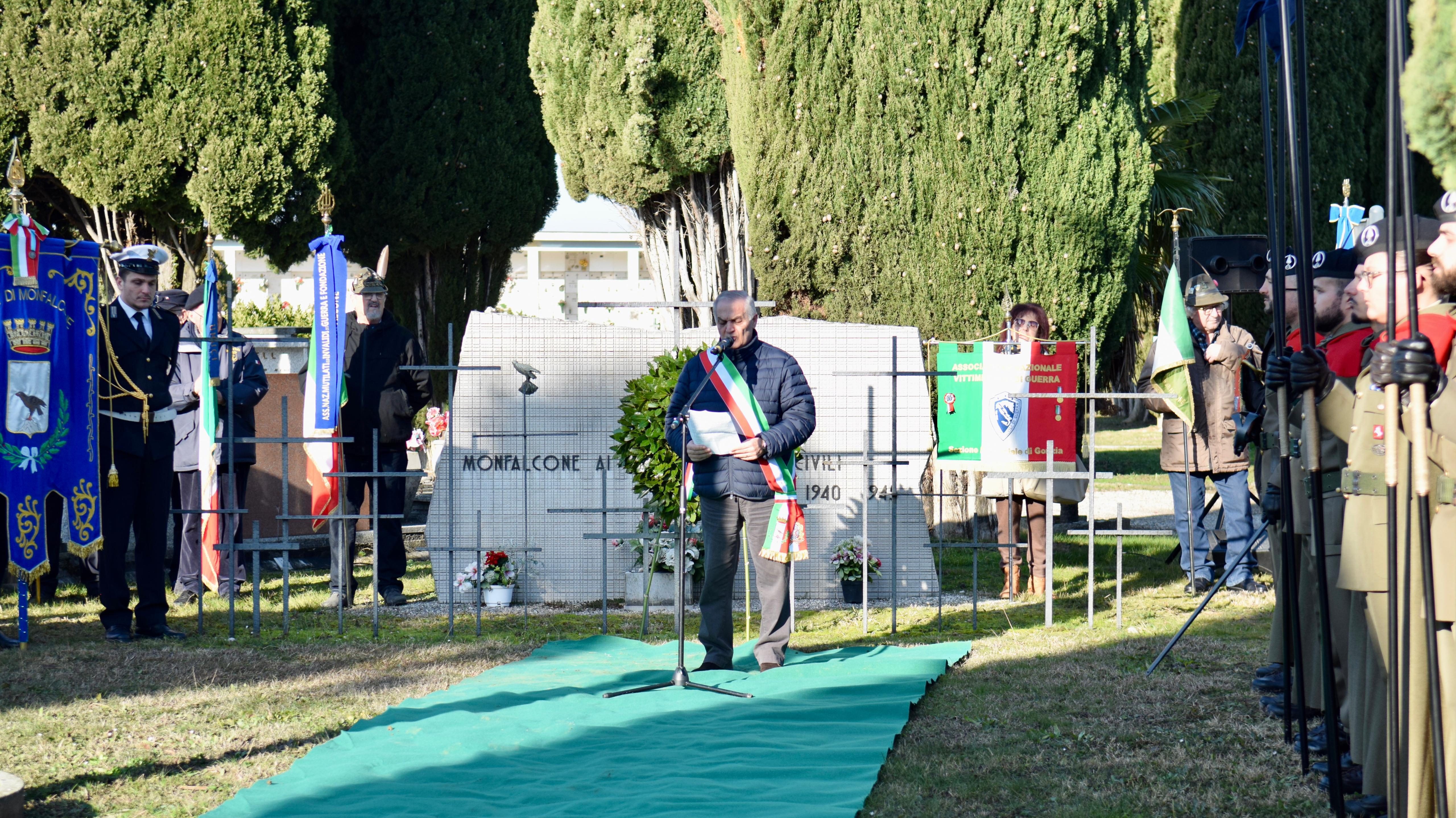 Immagine per Monfalcone, Garritani e il ricordo: «Indigniamoci per gli orrori di ieri e oggi»