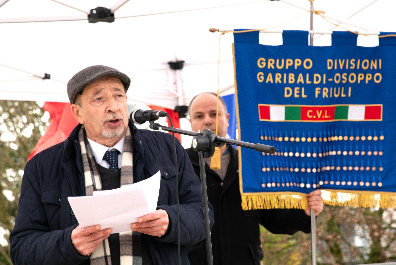 Saciletto onora i fucilati e la Resistenza: «Qui la verità, non un'opinione»