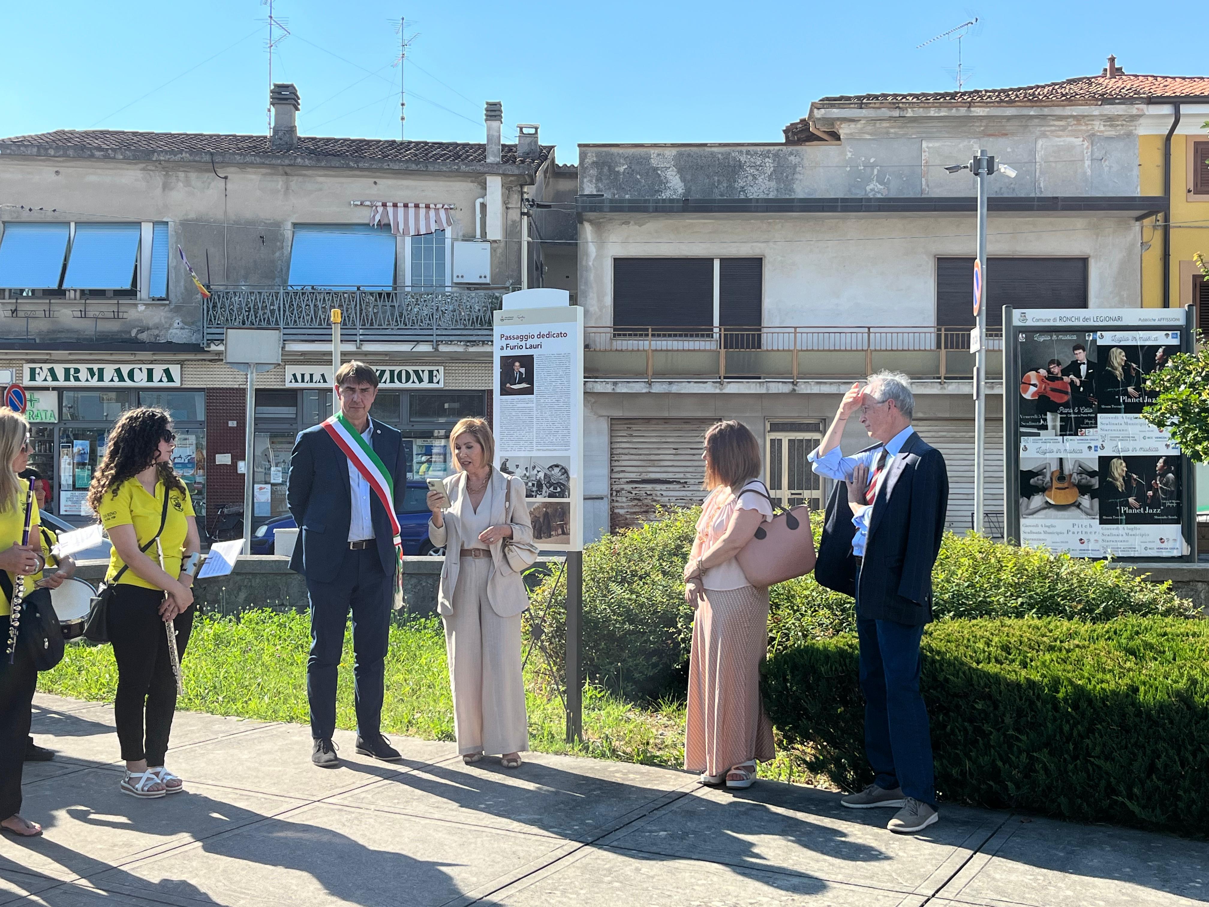 Immagine per Ronchi ricorda Furio Lauri e la Meteor: dedicato un angolo a Vermegliano