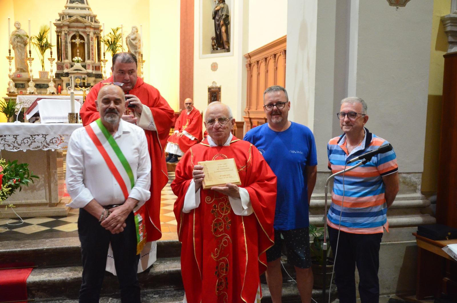 San Pier d'Isonzo celebra il suo don Lucio, 60 anni sacerdote per la comunità 