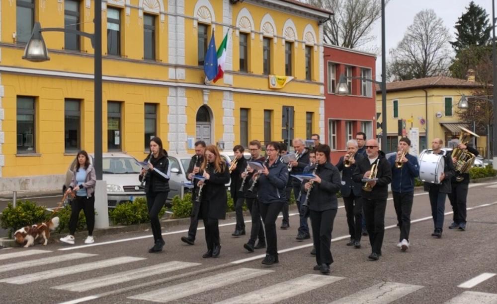 Immagine per Sveglia con trombe e tamburi a Pasqua, tradizione in musica rinnovata a Turriaco