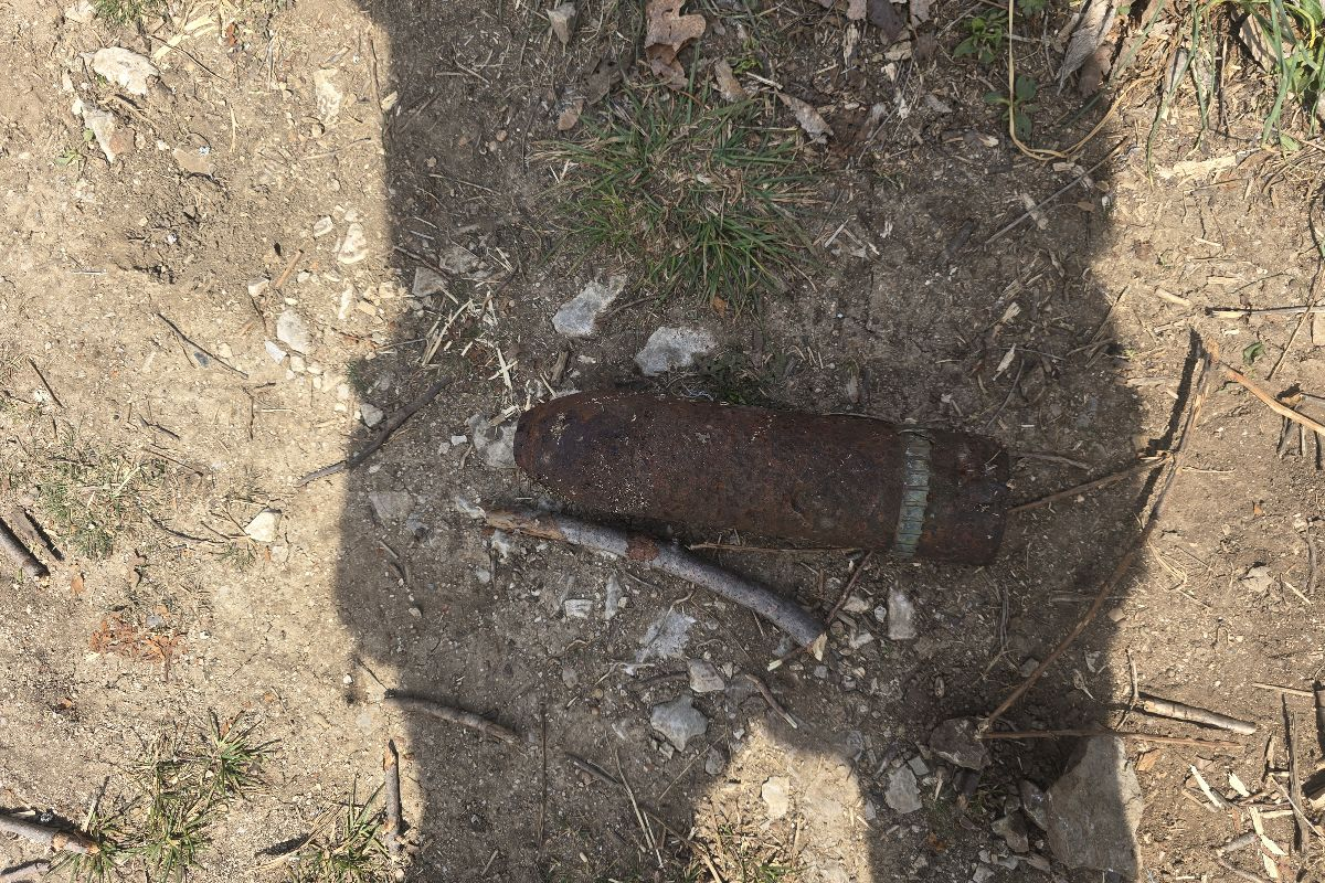Immagine per Rinvenuta una bomba al fosgene a Ravnica, prelevata dalla protezione civile