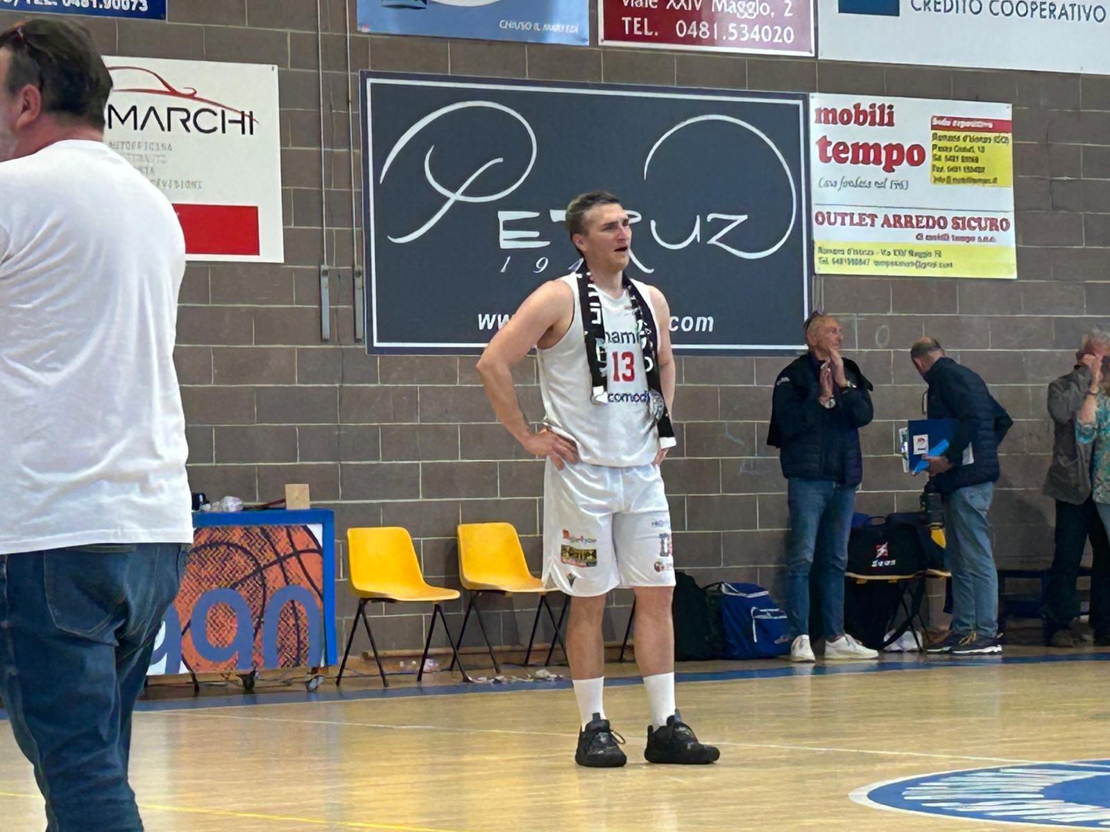 Immagine per Dinamica-Gardonese 62-69. Ko indolore nell'ultima stagionale con l'addio al capitano Siro Braidot