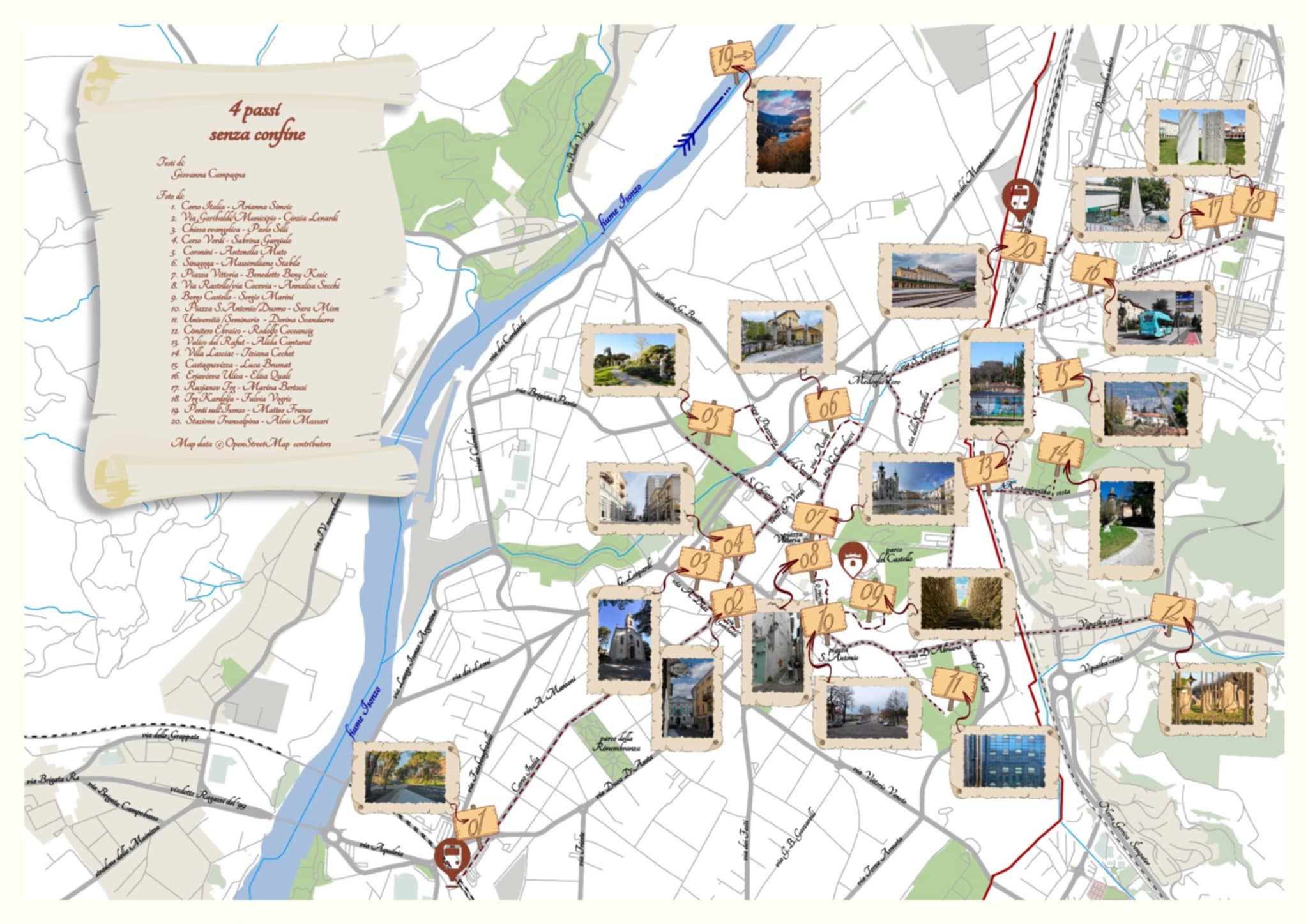 Copertina per '4 passi senza confine', ecco la mostra fotografica di Mitteldream-Artegorizia che guida in città