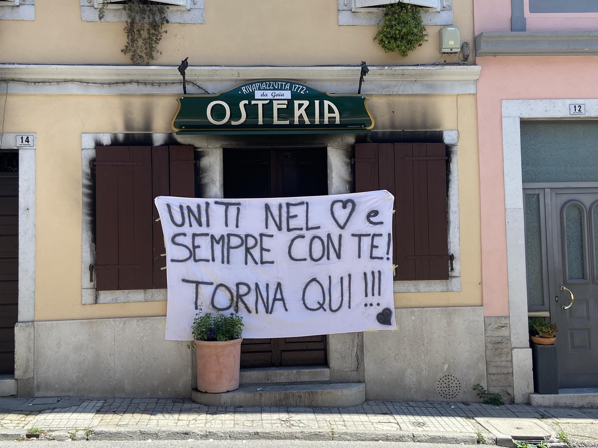 Copertina per Gara di solidarietà per riaprire l'Osteria di Gaia: Festa a Piazzutta il 2 giugno e avviata una raccolta fondi