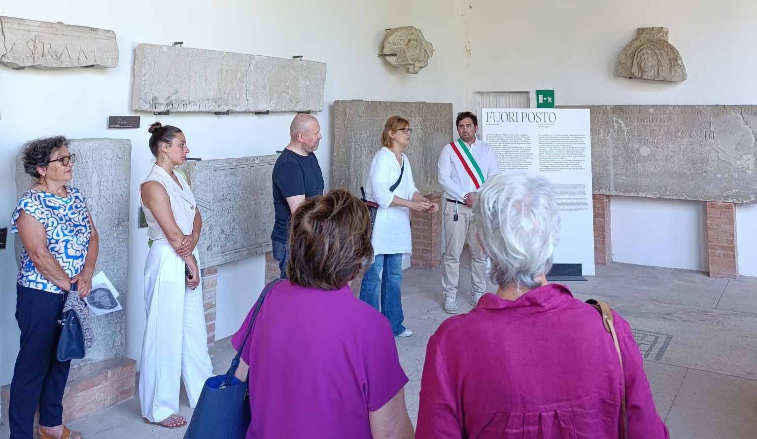 Copertina per Barbara Pellizzon apre la sua mostra 'Fuori posto' al Museo Archeologico Nazionale di Aquileia