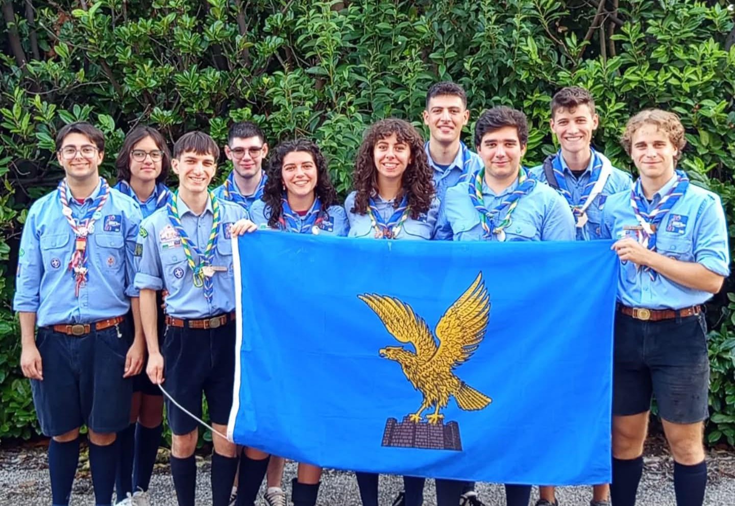 Copertina per Fotonotizia - Due Rover Goriziani, Alessia e Pietro, al World Scout Moot in Portogallo
