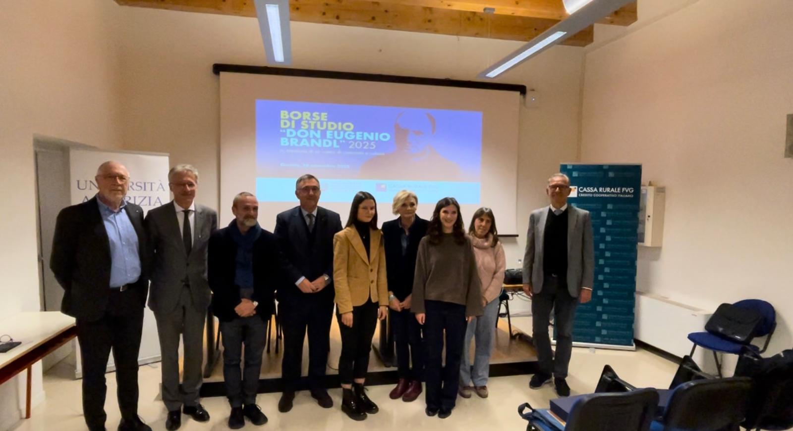 Cassa Rurale FVG premia il merito accademico nel ricordo di don Eugenio Brandl