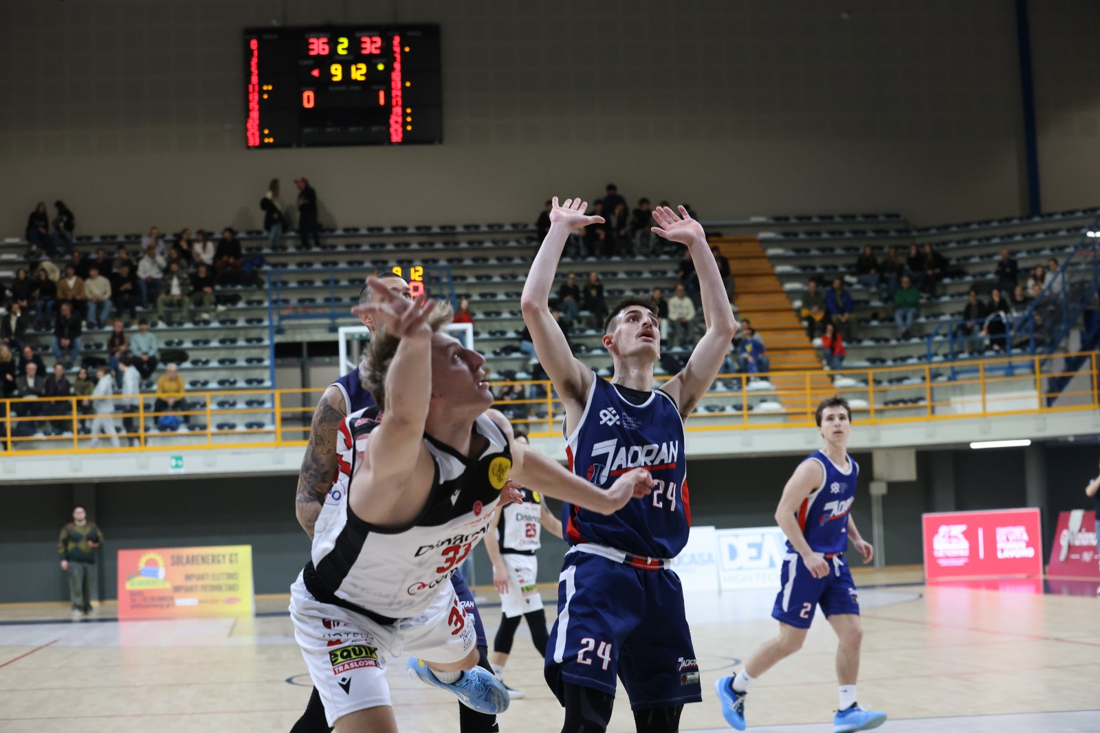 Immagine per Dinamica-Jadran 93-100: derby amaro e indigesto. Goriziani 'sfiatati' da Gobbato