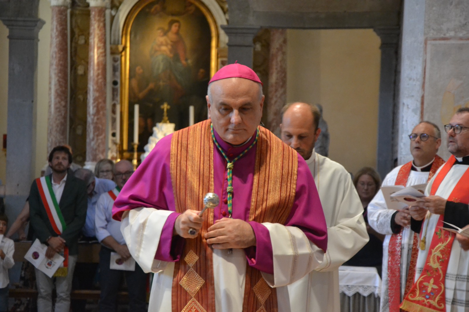 Immagine per Da Aquileia prende il via il ministero dell'arcivescovo Dianin: «Da qui è partito il primo annuncio del Vangelo»