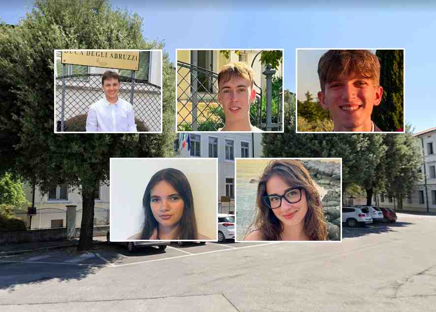 Maturità al Duca degli Abruzzi, cinque i centisti: dai sogni in matematica alla medicina